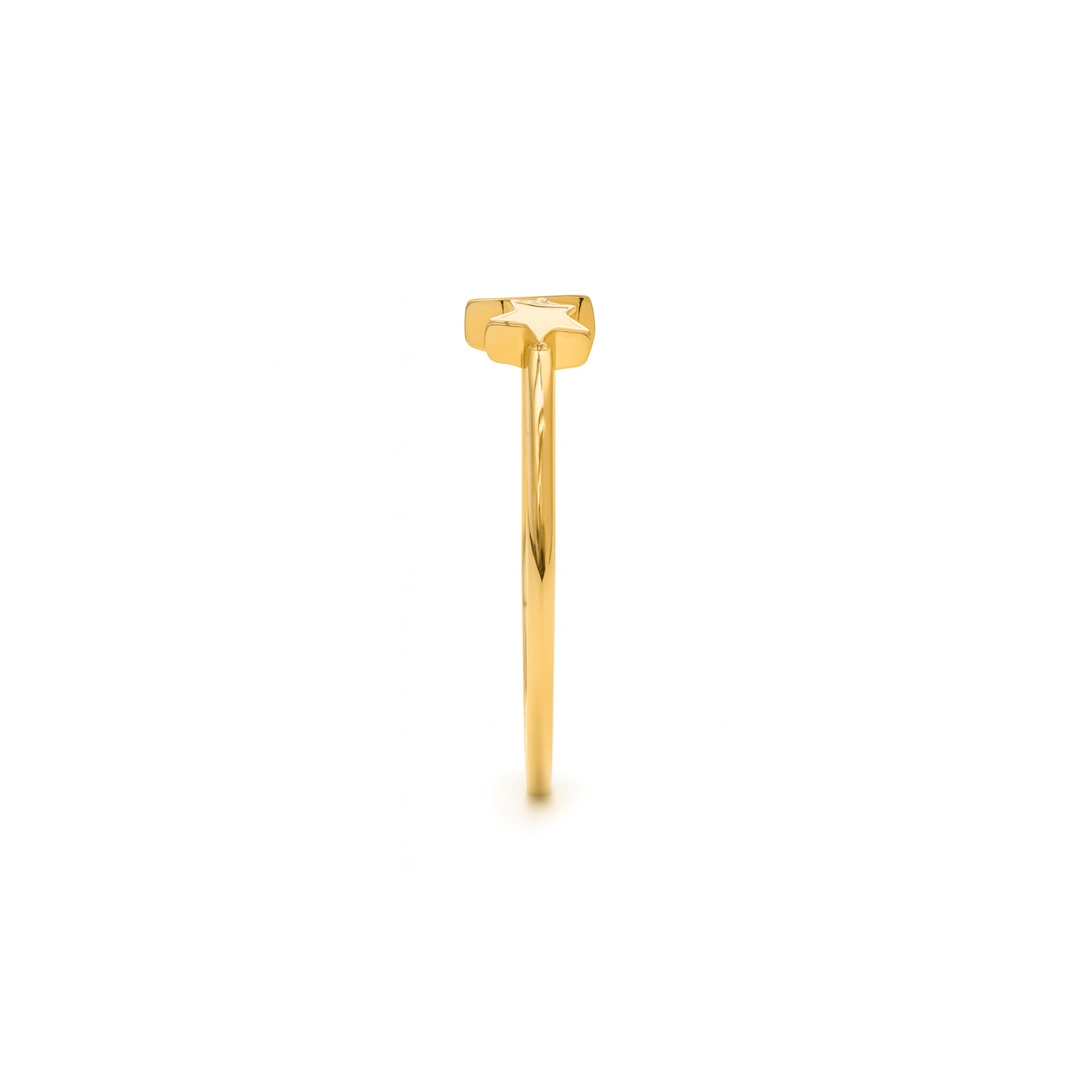 Bague finition en or jaune 18K - Onsah