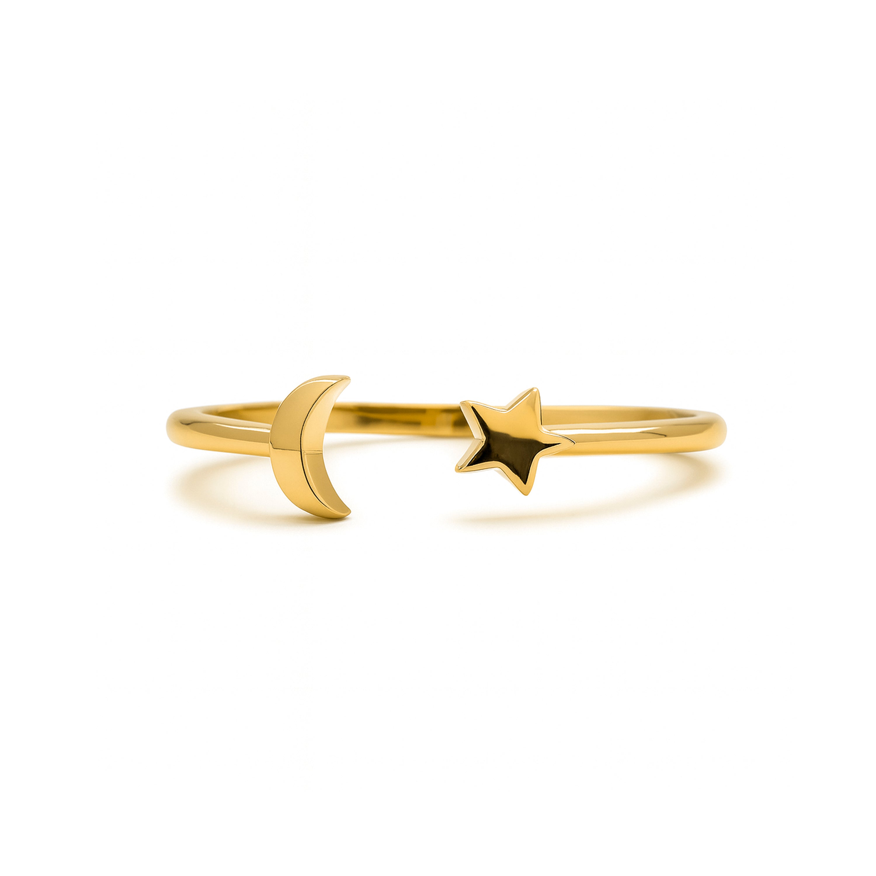Bague finition en or jaune 18K - Onsah