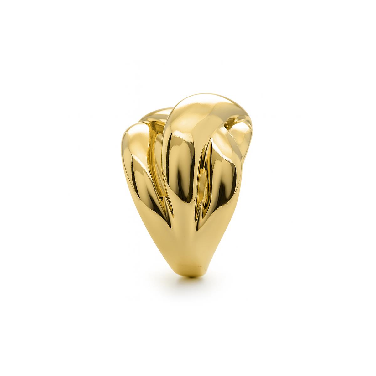 Anillo acabado en oro amarillo 18k - Xolit