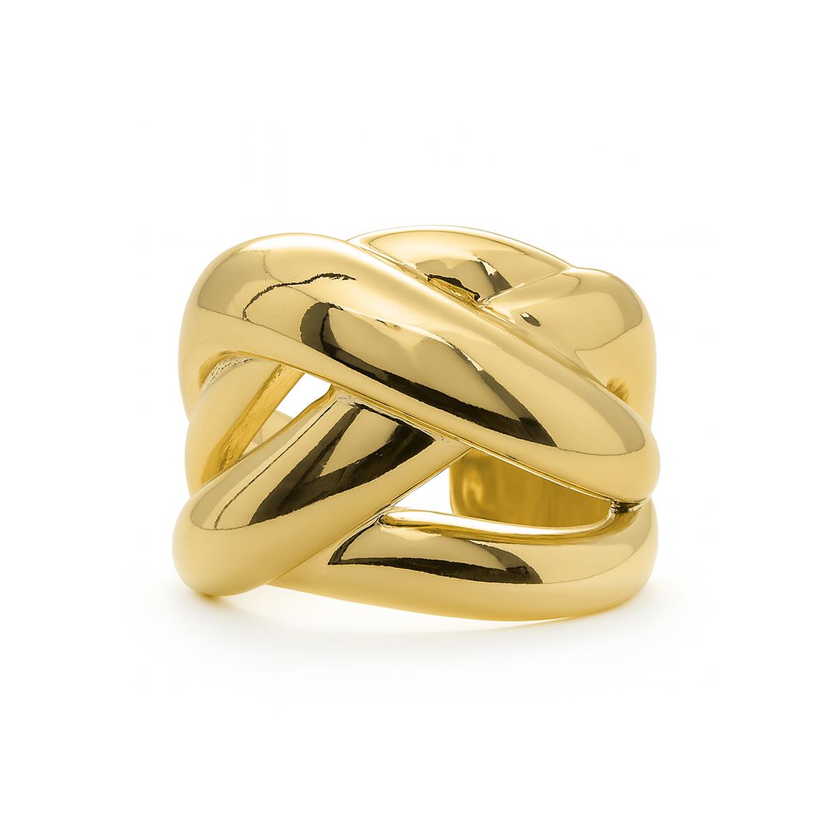 Anillo acabado en oro amarillo 18k - Xolit