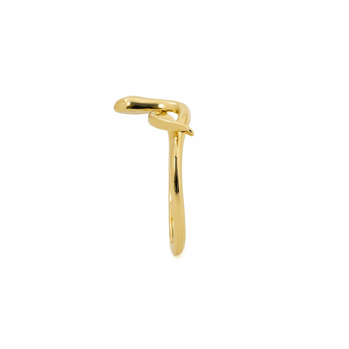 Ring mit 18k Gelbgold-Finish - Serphentia