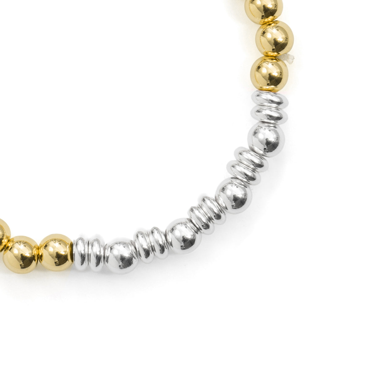 Pulseira com acabamento em ródio, ouro amarelo e ouro rosa de 18 quilates – Arinim
