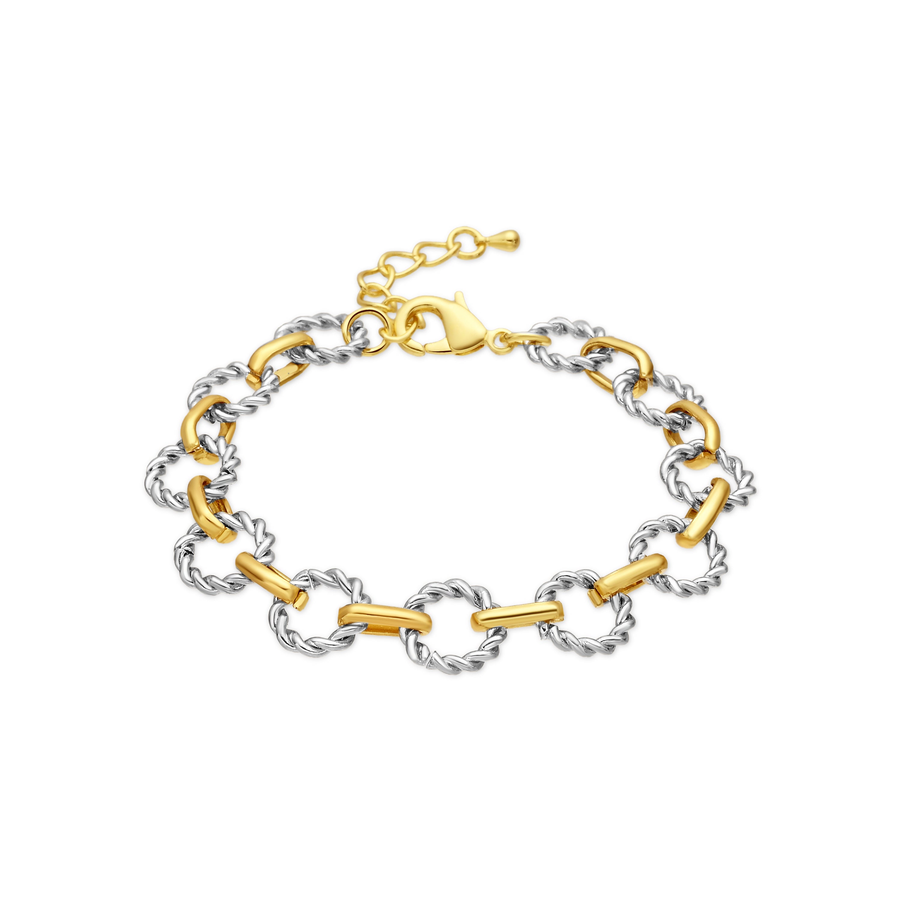 18k Yellow Gold Finish Bracelet - Liona