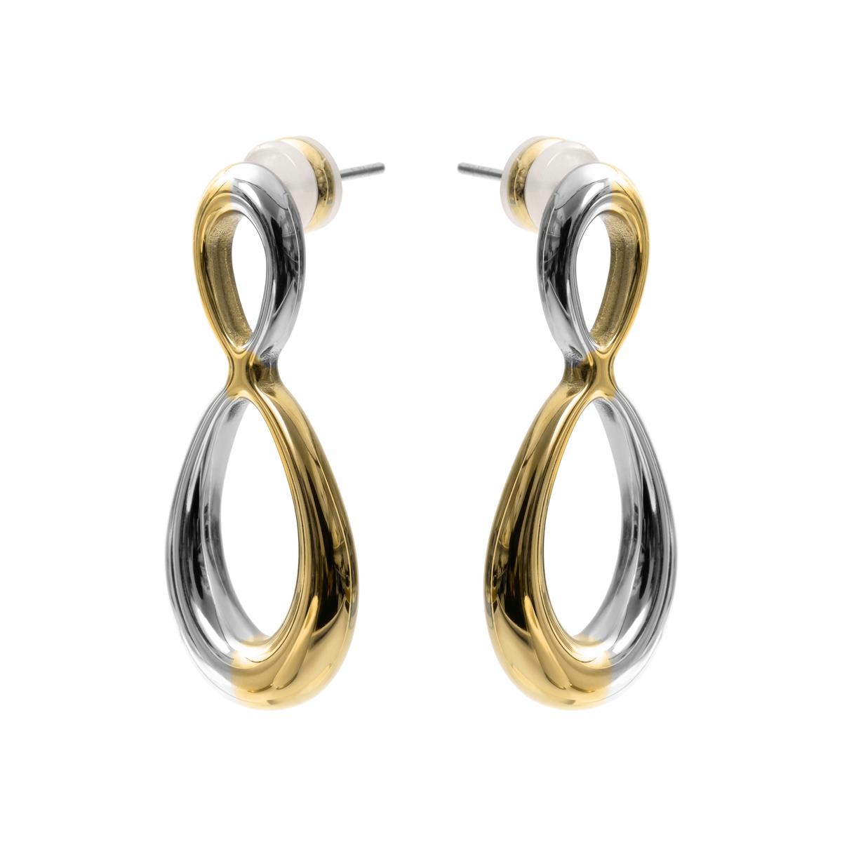 18k Yellow Gold Finish Earrings - Slanlu
