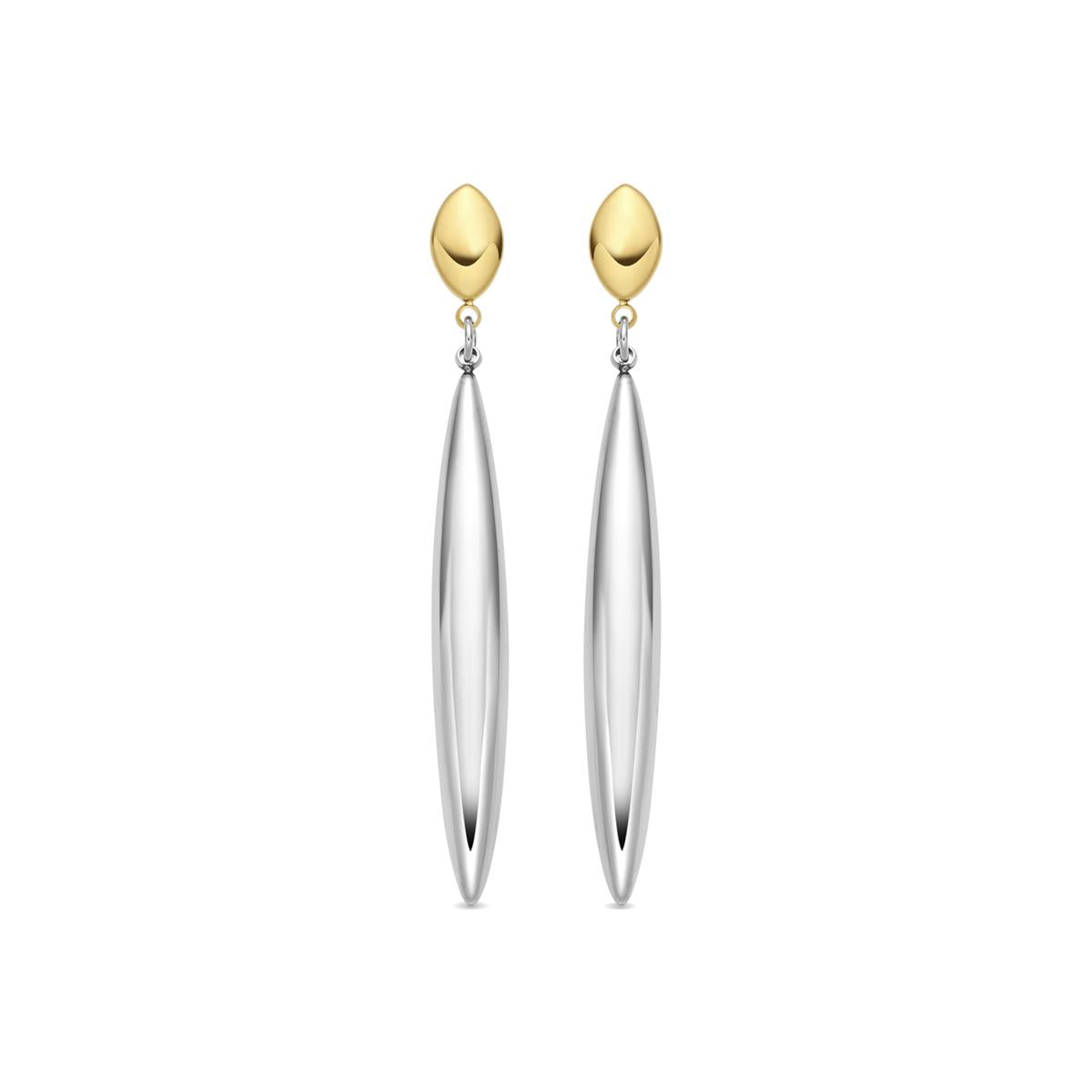 Boucles d'oreilles finition or jaune 18 carats - Grunder