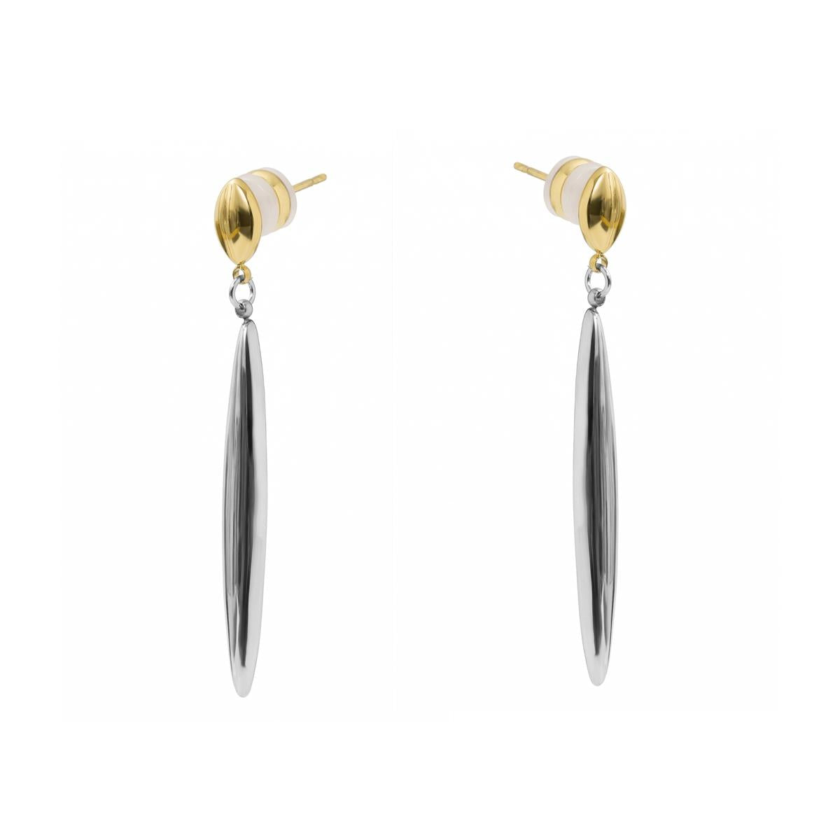 Boucles d'oreilles finition or jaune 18 carats - Grunder