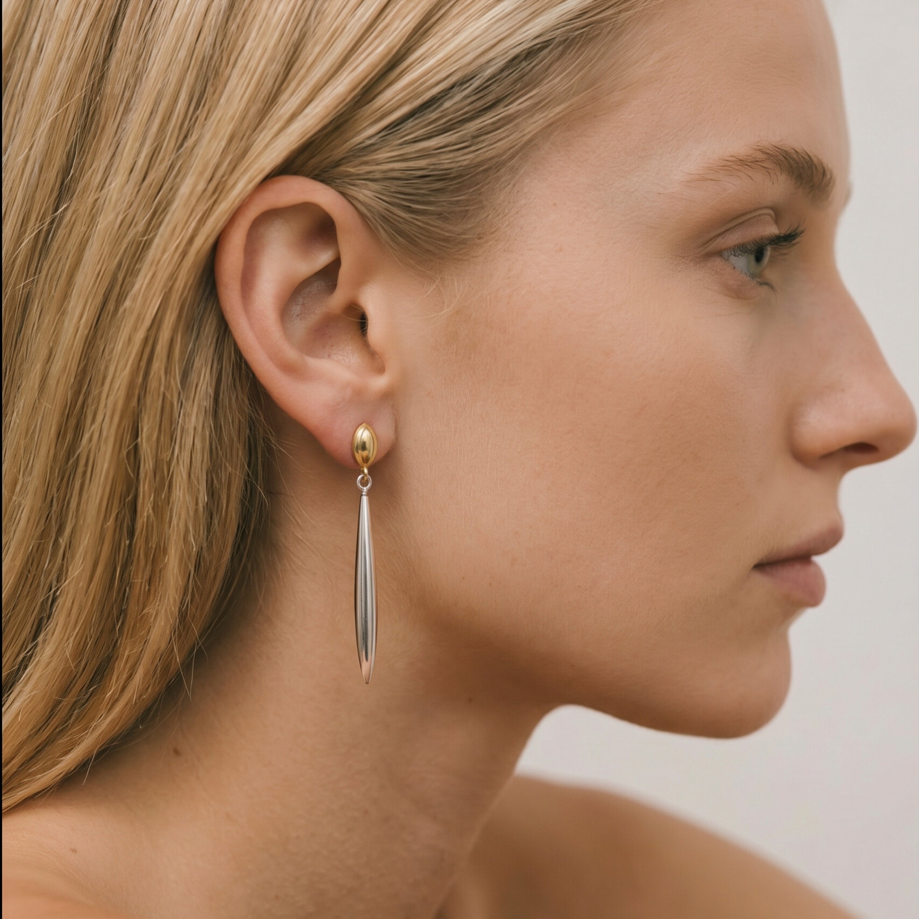 Boucles d'oreilles finition or jaune 18 carats - Grunder