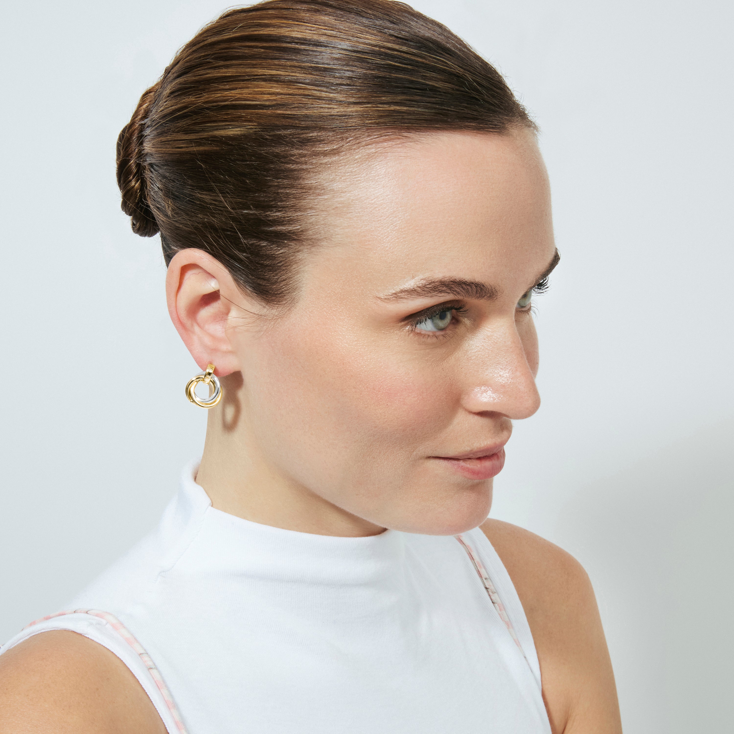 Boucles d'oreilles finition or jaune 18 carats - Uhuil