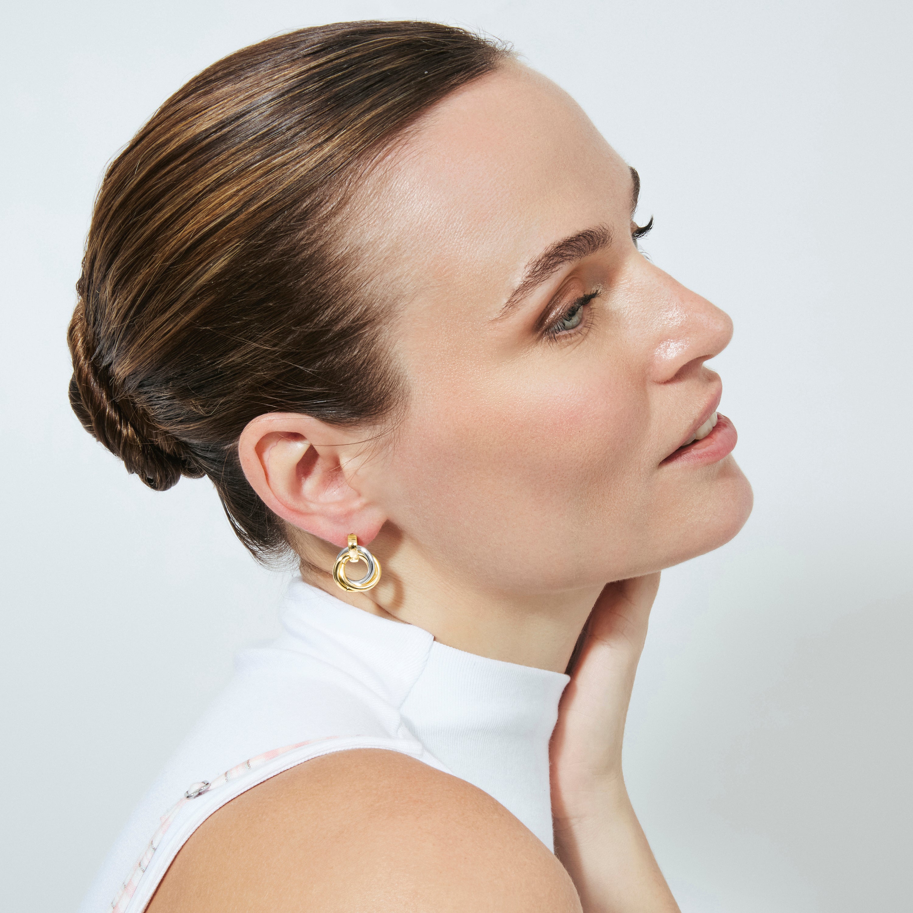 Boucles d'oreilles finition or jaune 18 carats - Uhuil