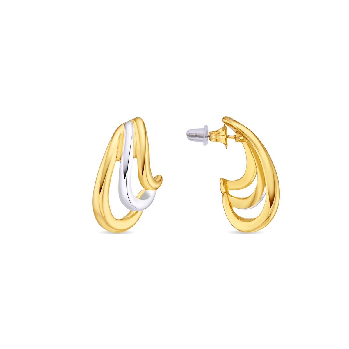 18k Yellow Gold Finished Earrings - Towio