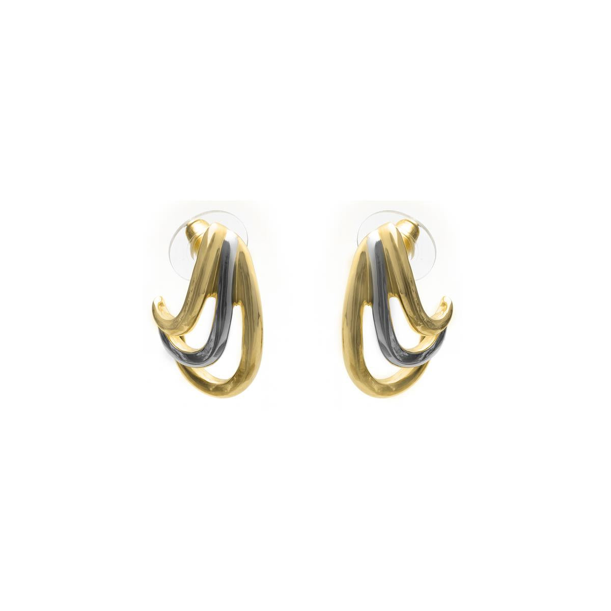 18k Yellow Gold Finished Earrings - Towio