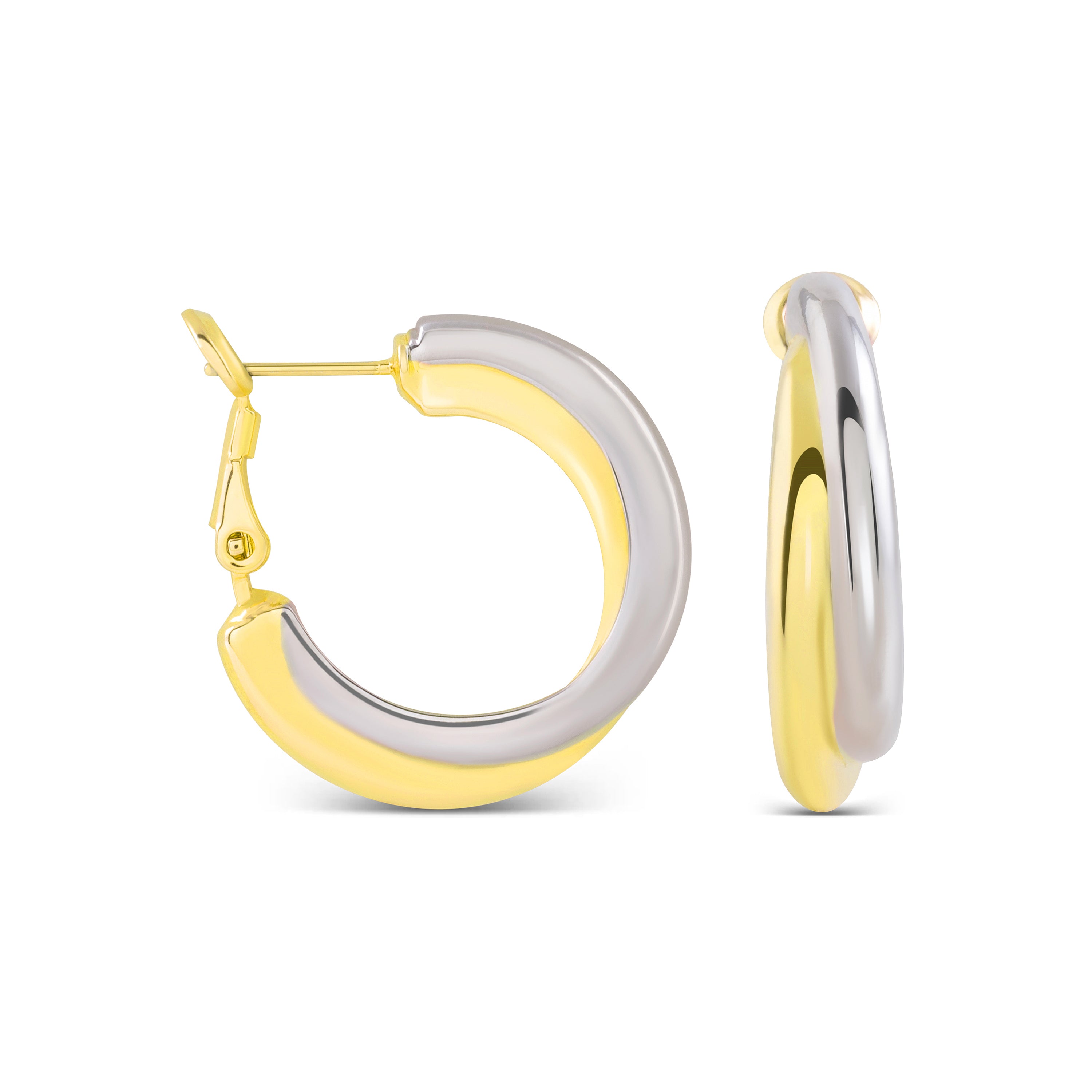 Boucles d'oreilles finition or jaune 18K - Kalambo