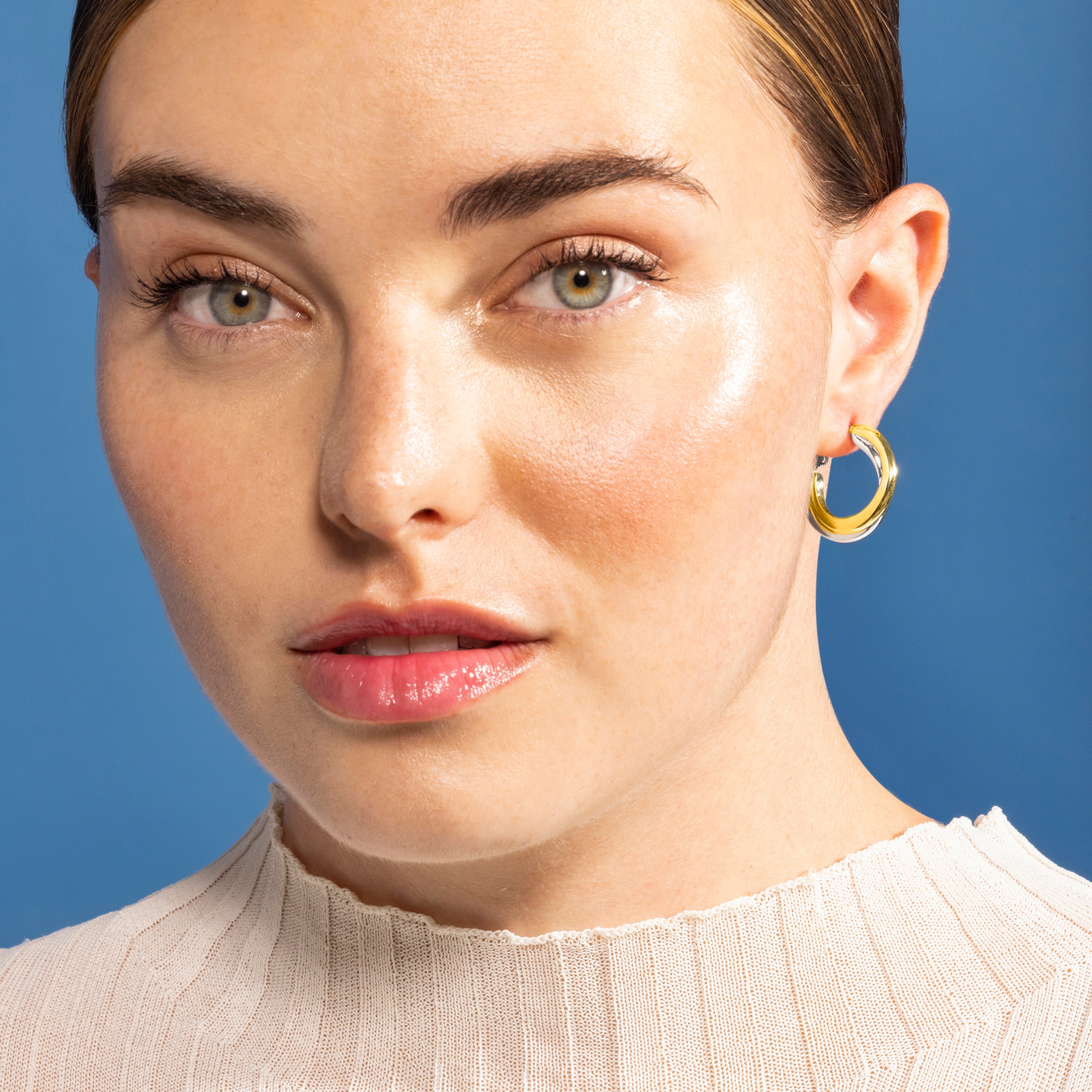 Boucles d'oreilles finition or jaune 18K - Kalambo