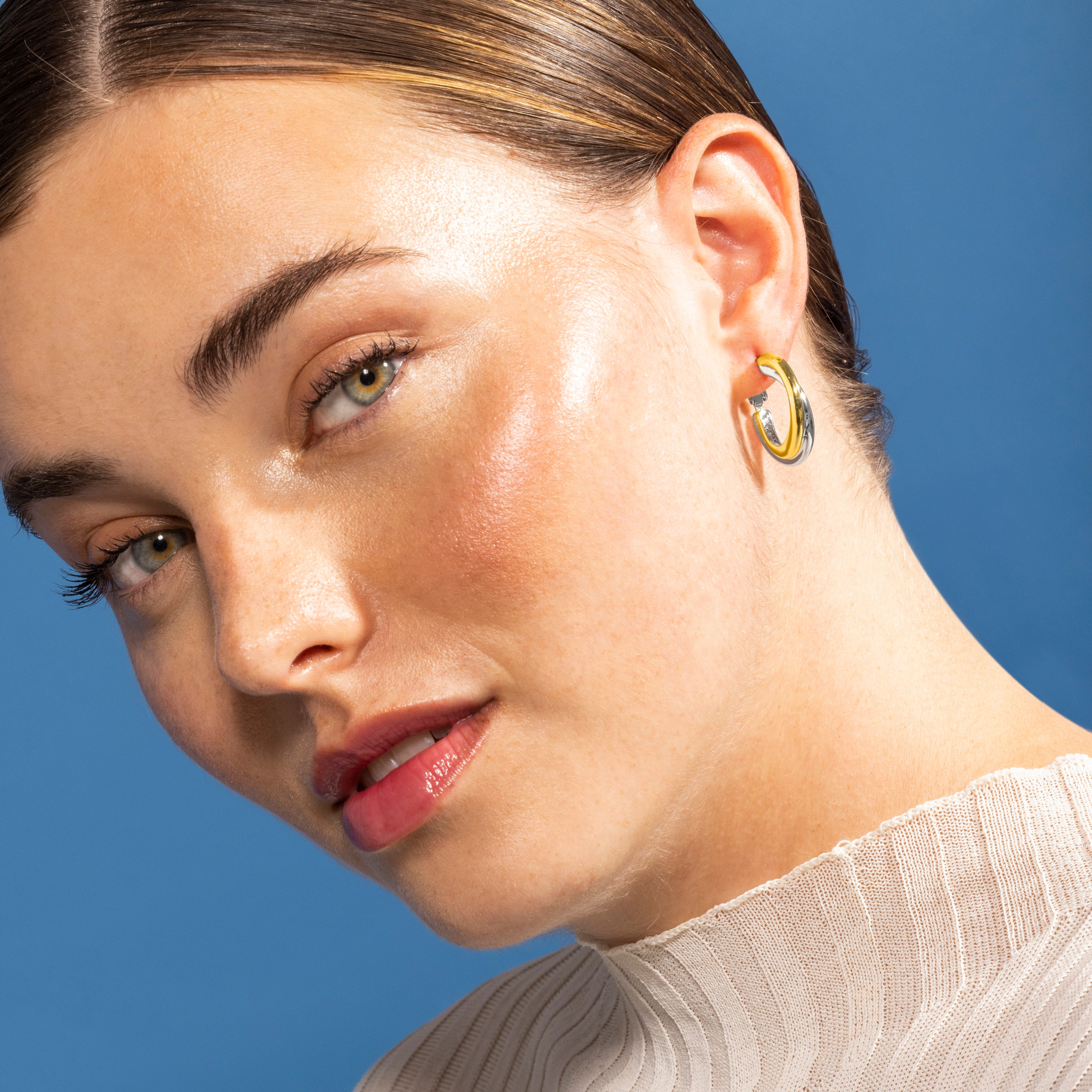 Boucles d'oreilles finition or jaune 18K - Kalambo
