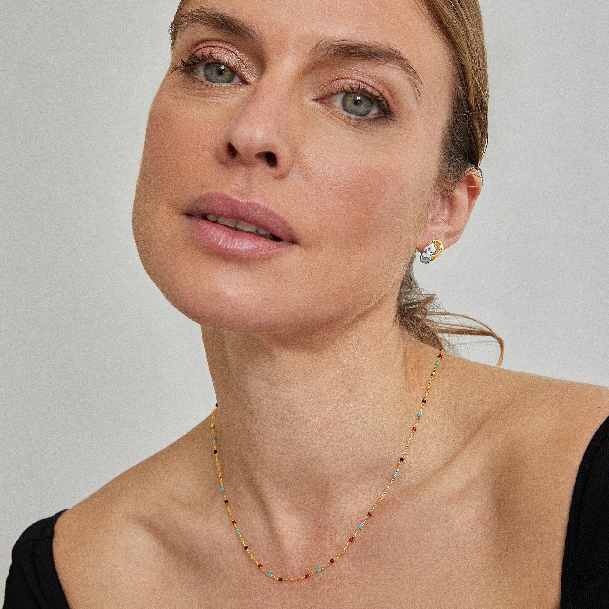 Pendientes acabados en oro jaune 18K - Bocar