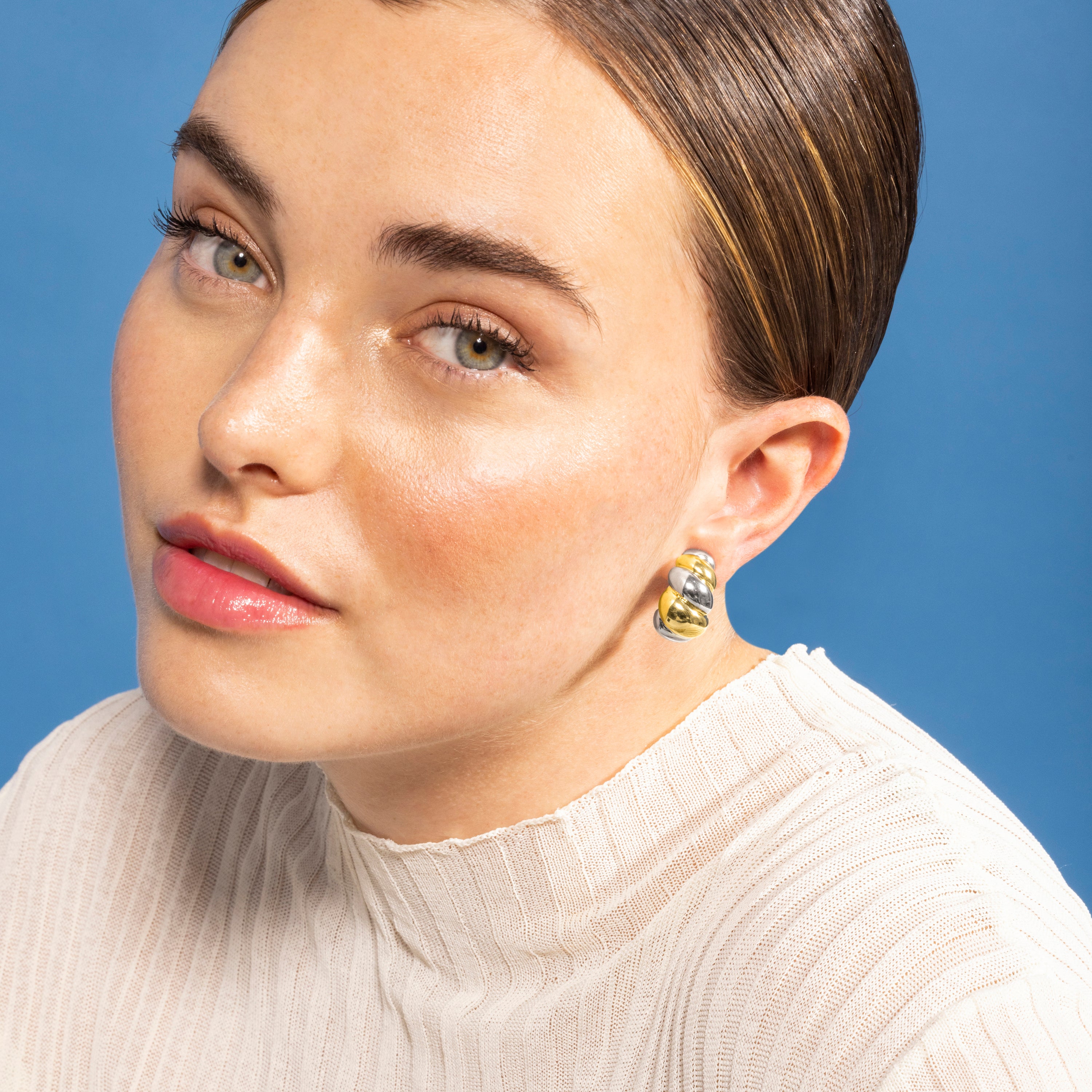 Orecchini finiti in oro rosa 18K - Aliwa