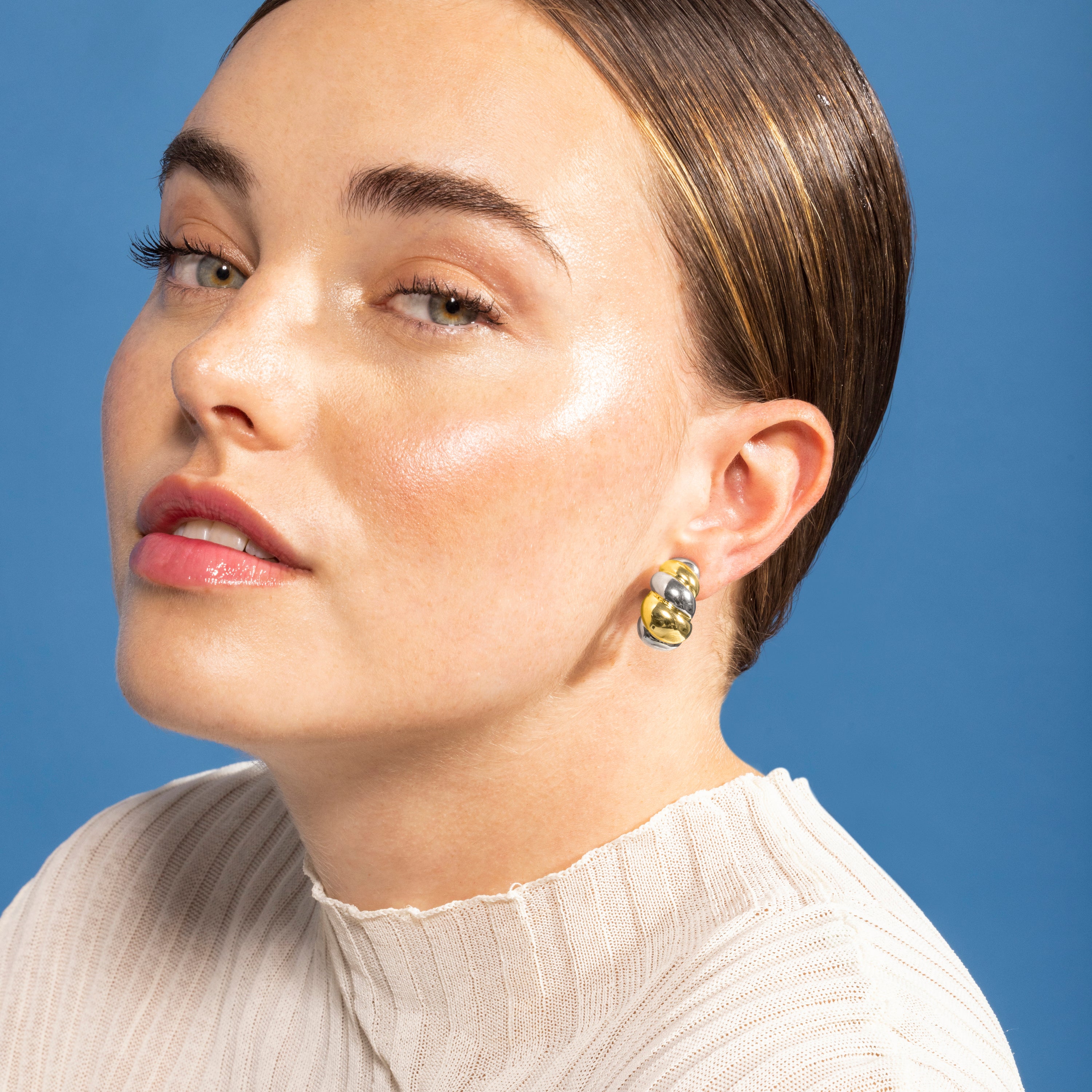 Orecchini finiti in oro rosa 18K - Aliwa