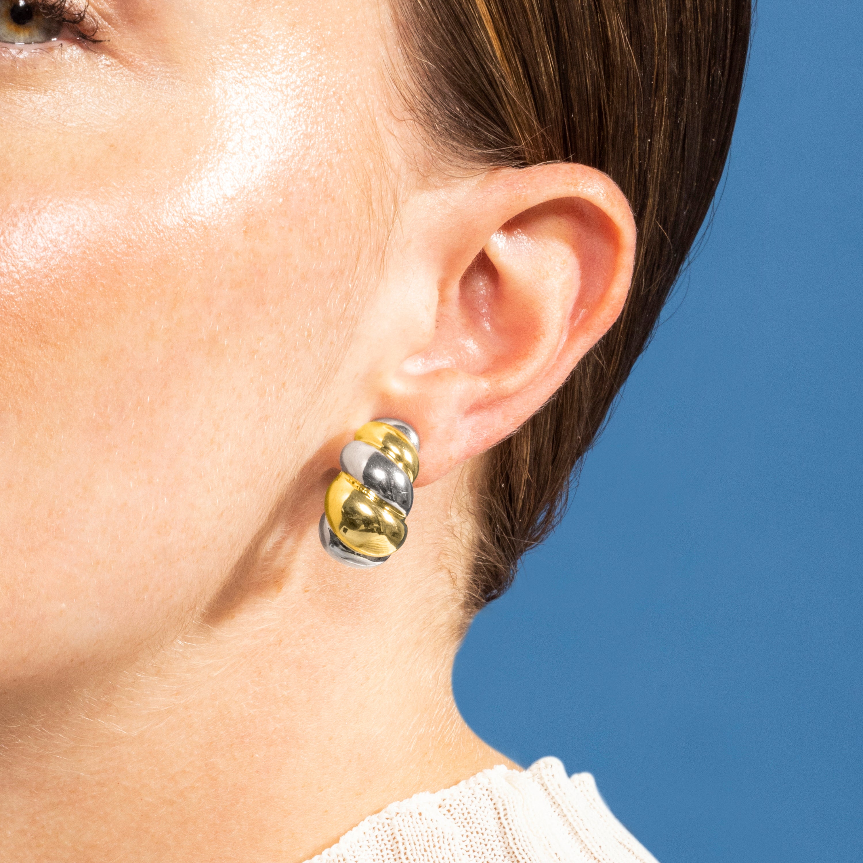 Orecchini finiti in oro rosa 18K - Aliwa