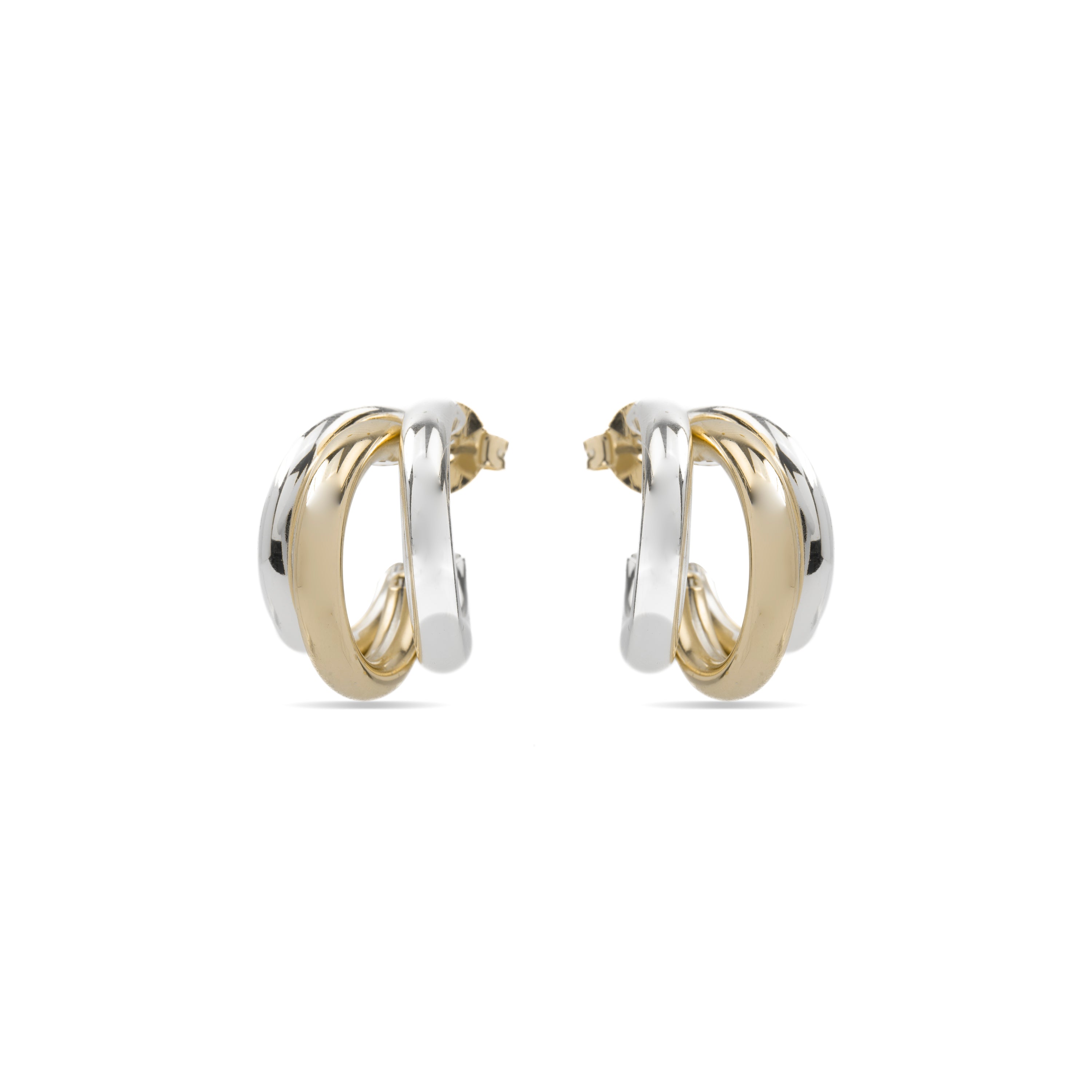 Boucles d'oreilles finition argent - Nove