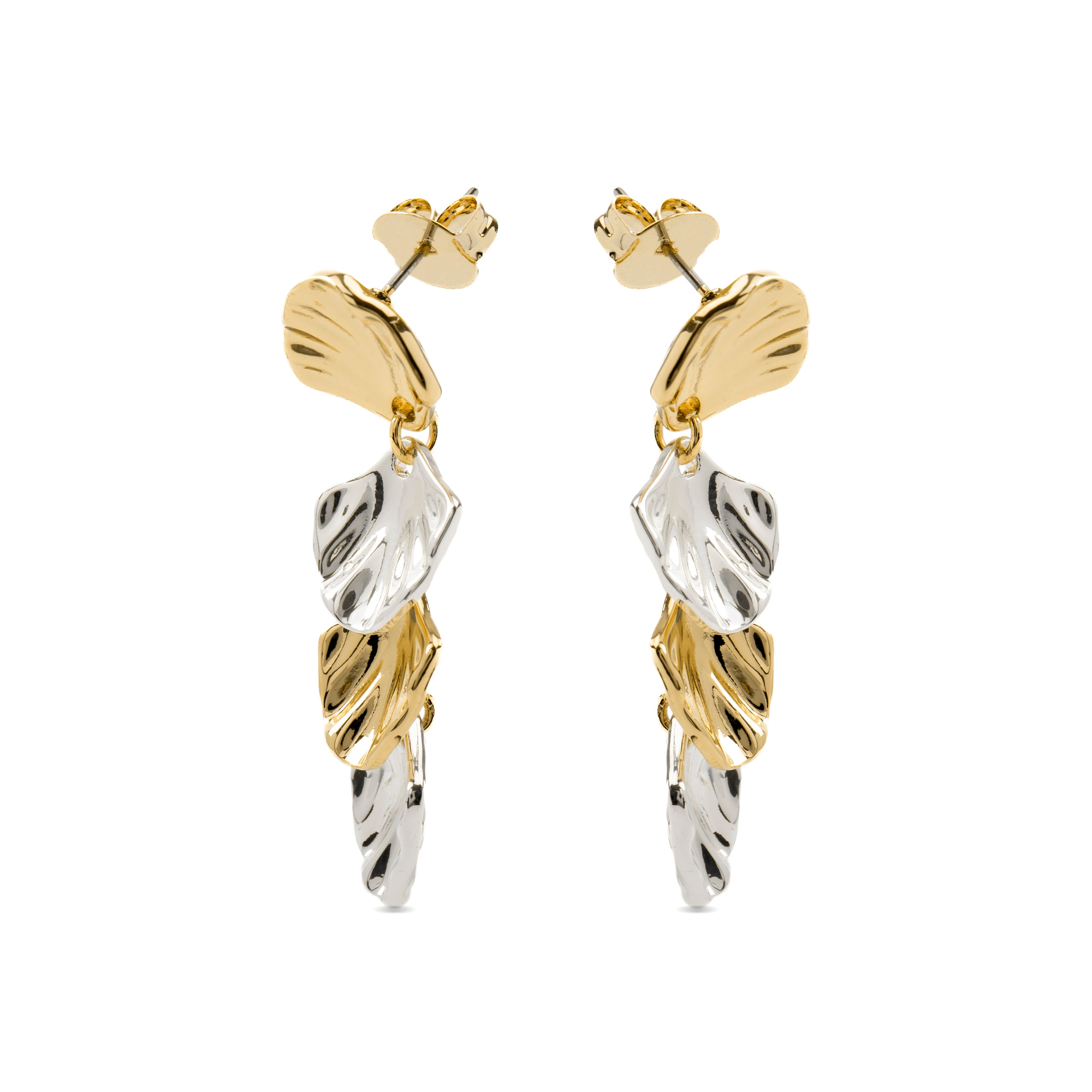 Pendientes Toscel acabado oro 18k