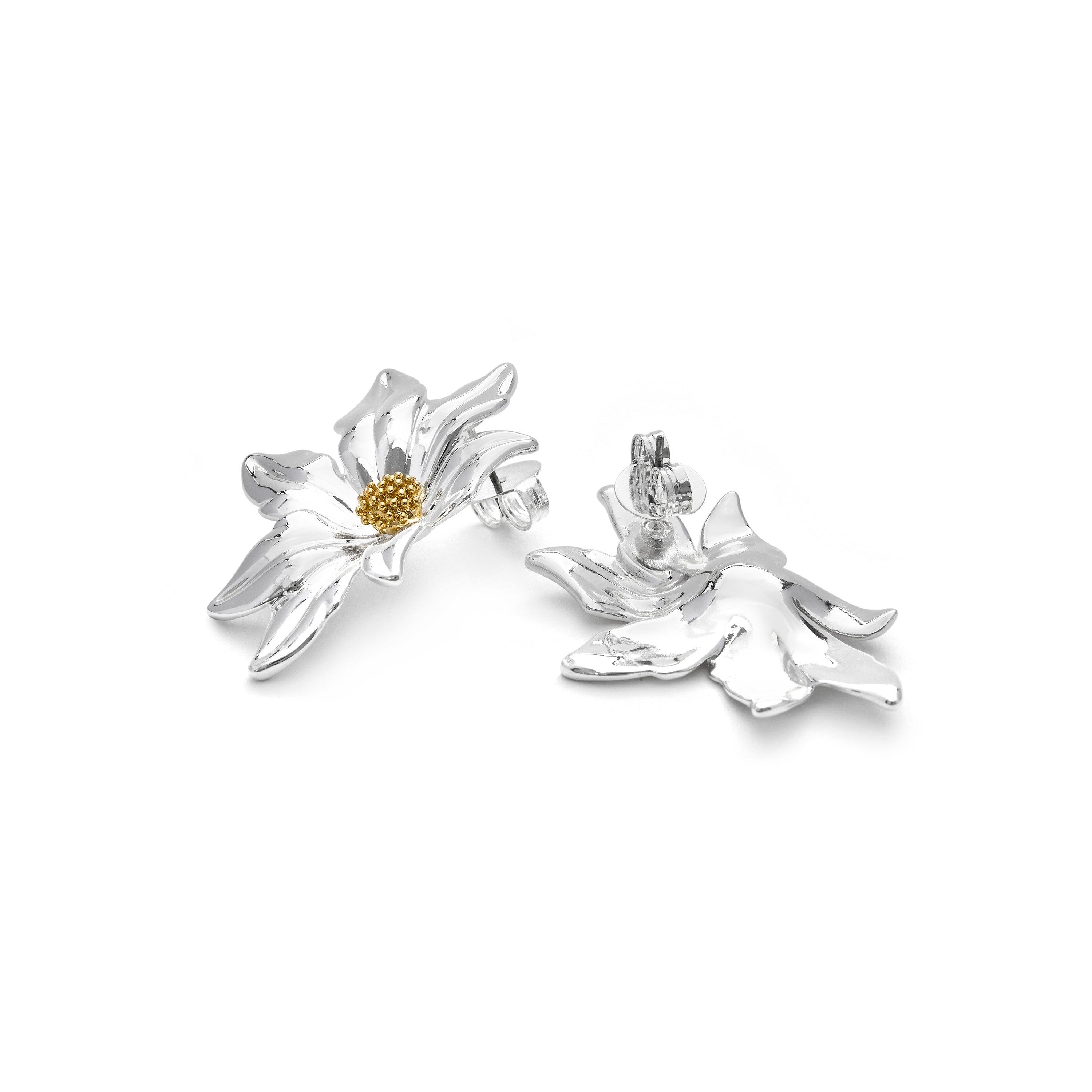 Boucles d'oreilles finition or jaune 18k - Nescha