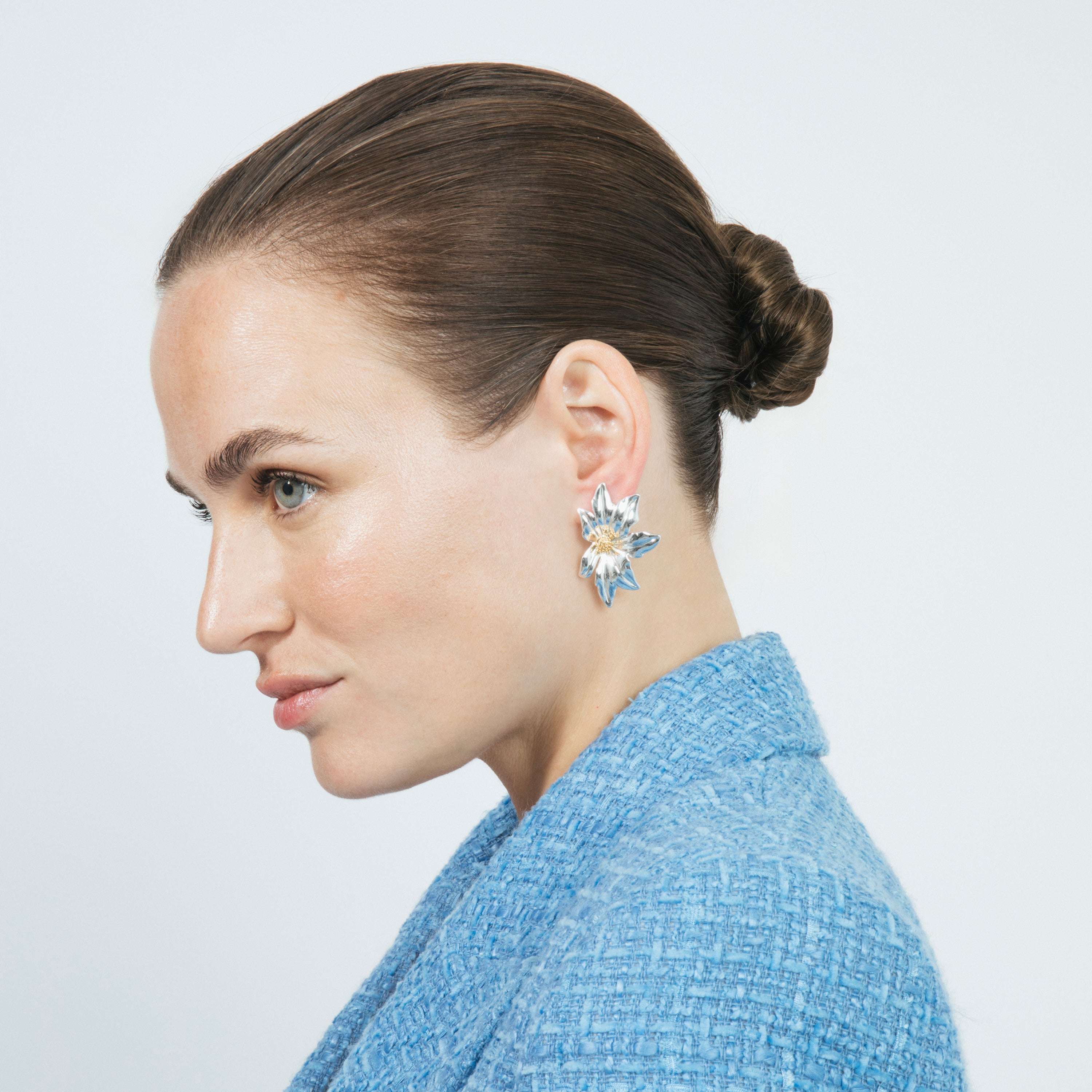 Boucles d'oreilles finition or jaune 18k - Nescha