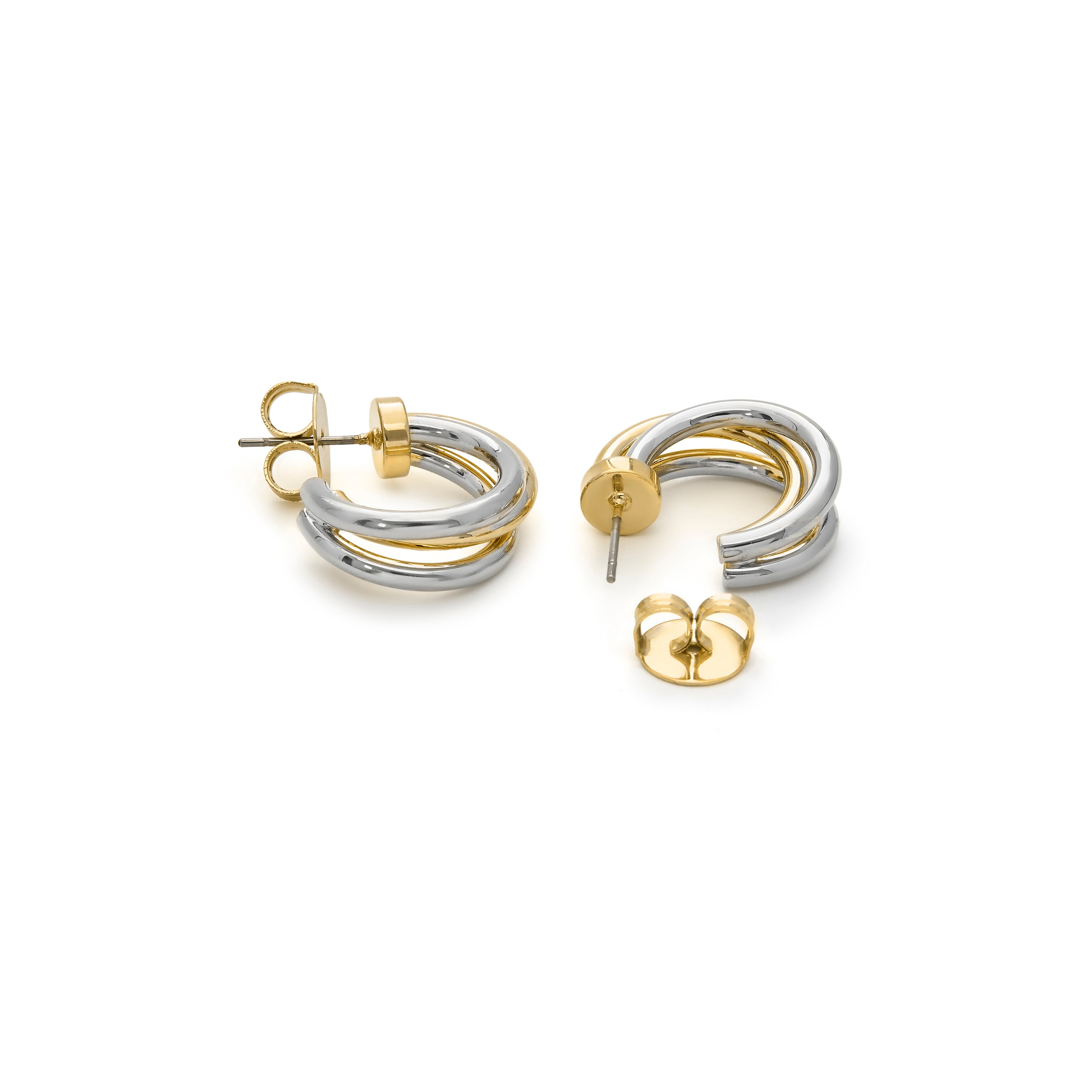 Ohrringe mit 18k Gelbgold-Finish - Coeza