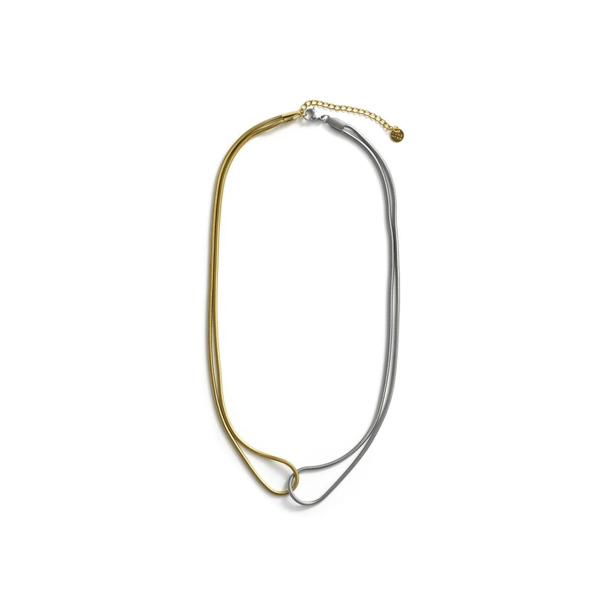 Collar acabado en oro amarillo de 18k - Shadu