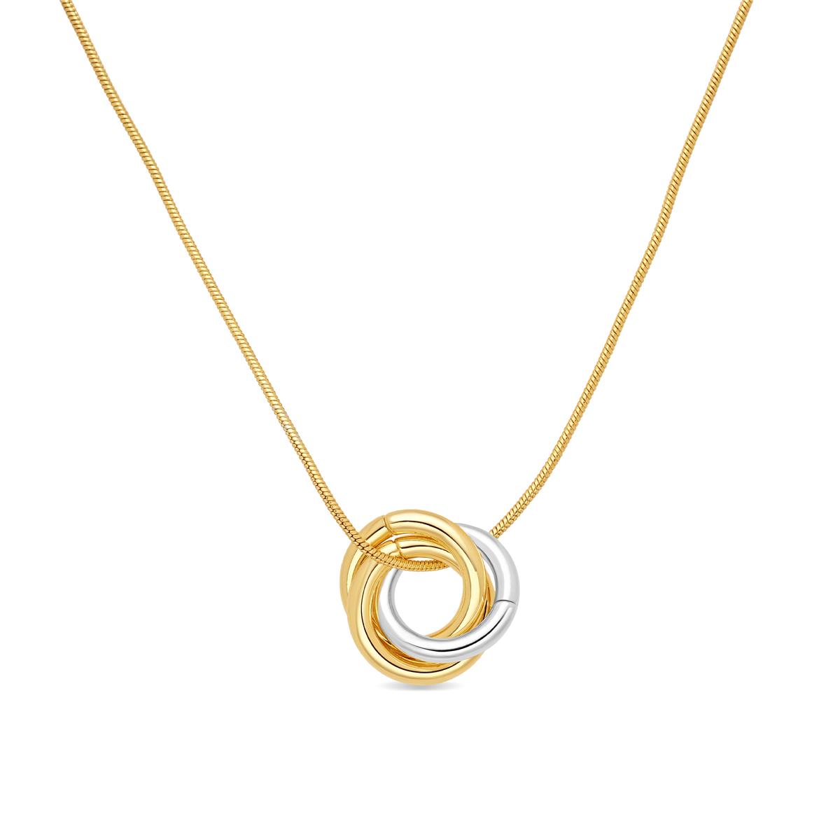 18k Yellow Gold Finished Necklace - Uhuil