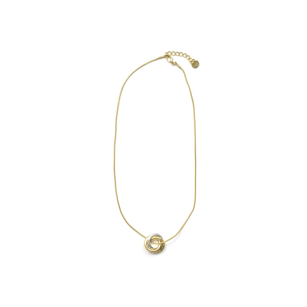 18k Yellow Gold Finished Necklace - Uhuil