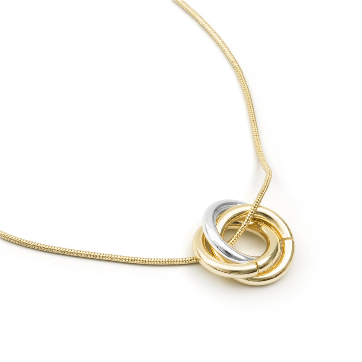 18k Yellow Gold Finished Necklace - Uhuil