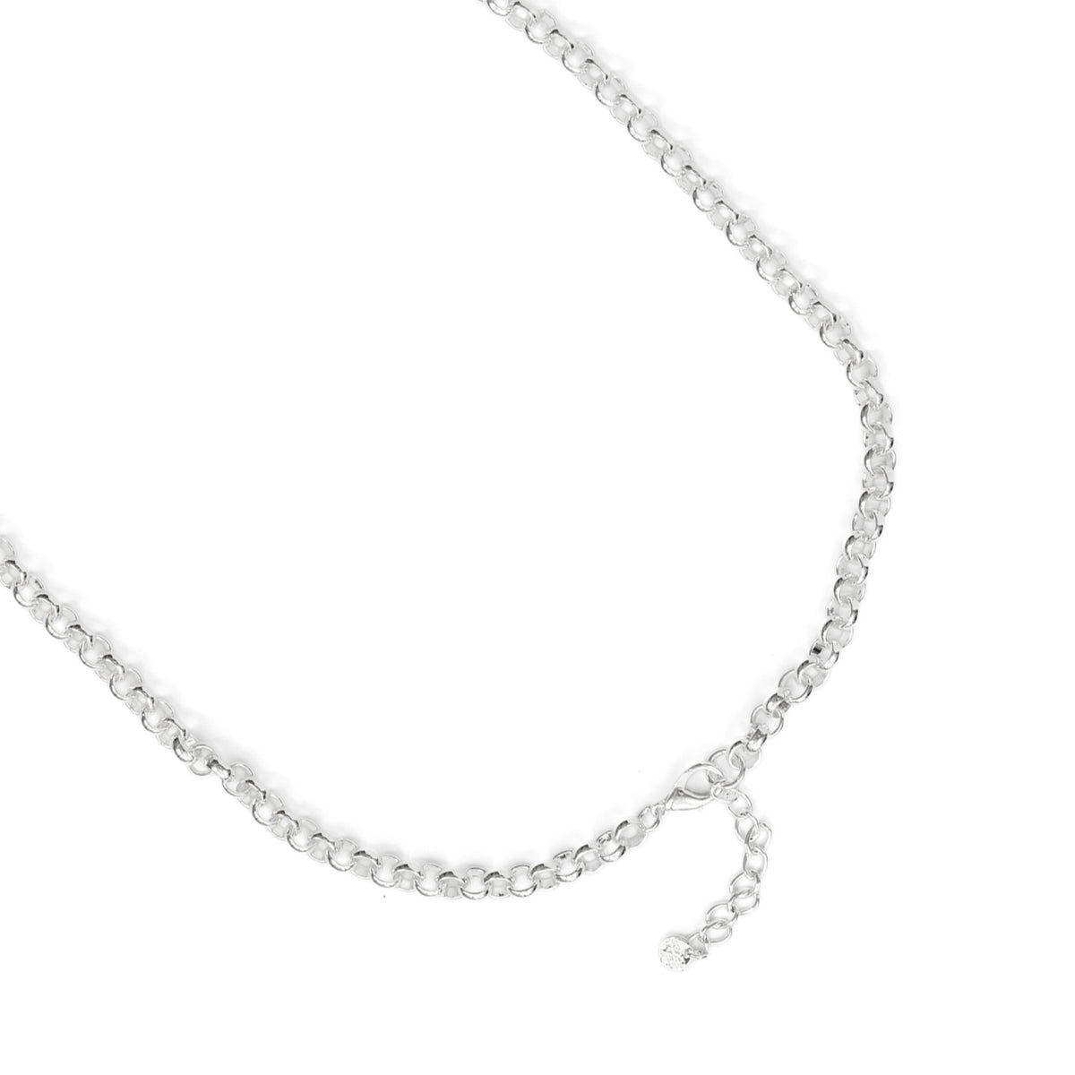 Colar com acabamento em ródio, ouro amarelo de 18k - Mel
