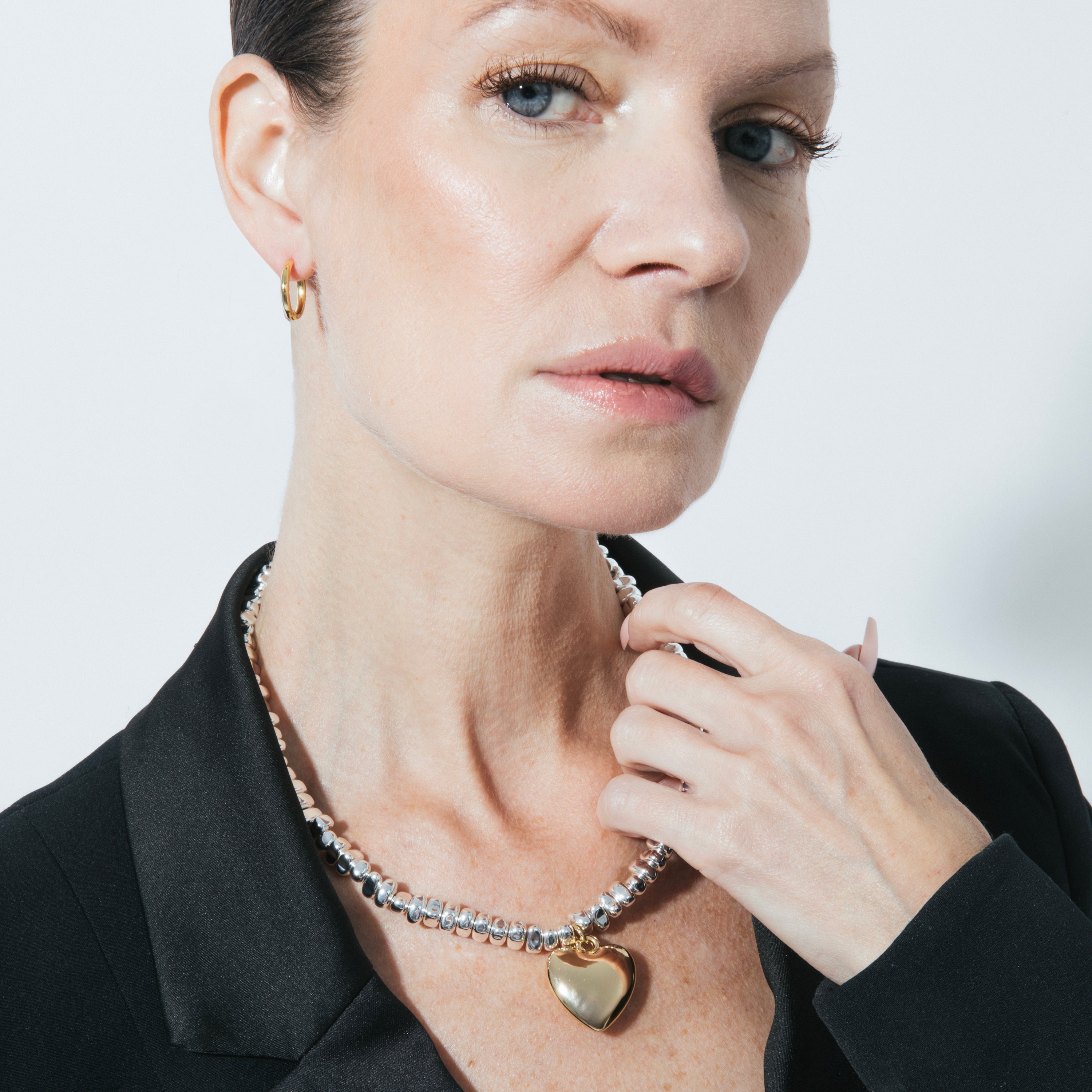 Collar acabado en oro amarillo 18k - Norku