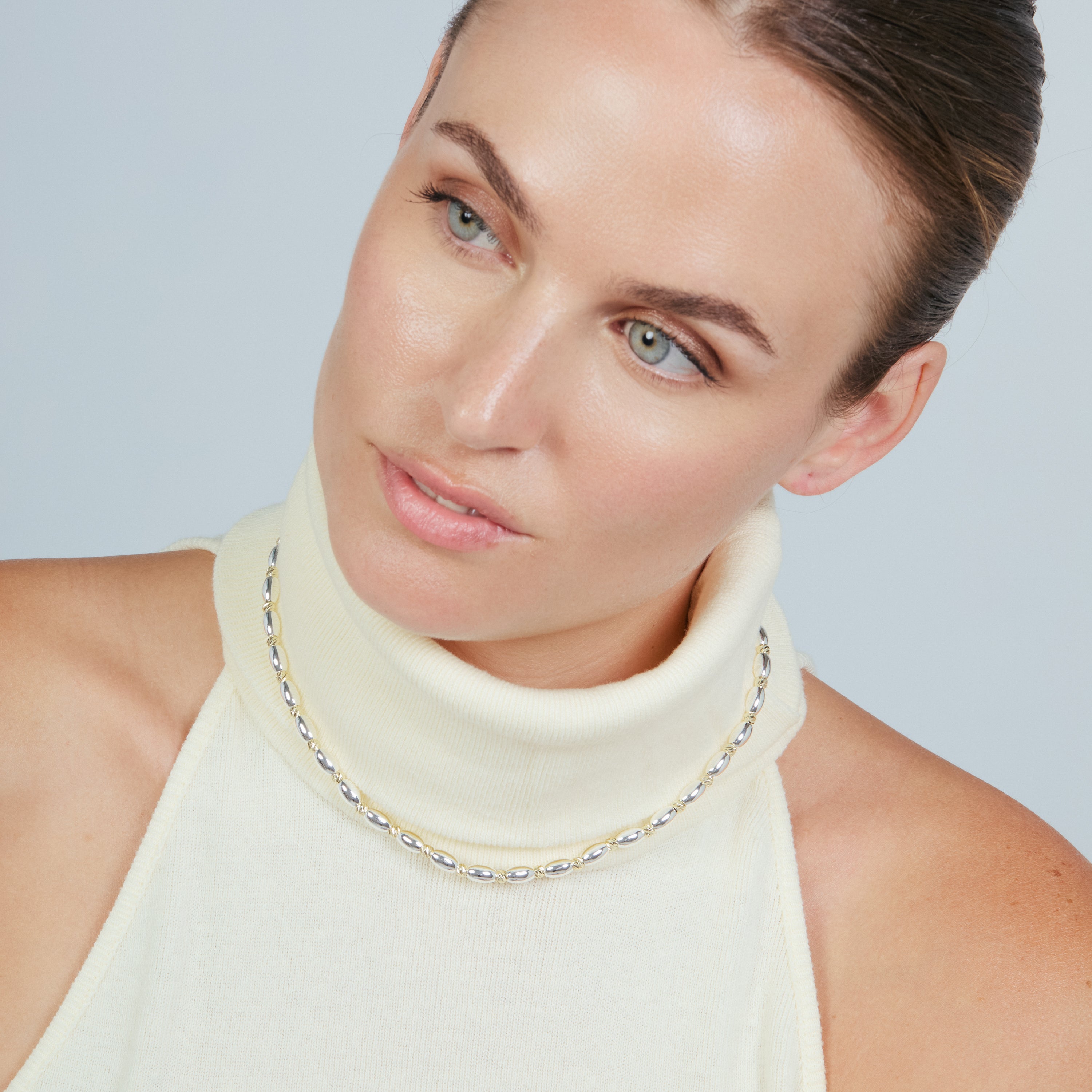 Collar acabado en rodio - Cuwa