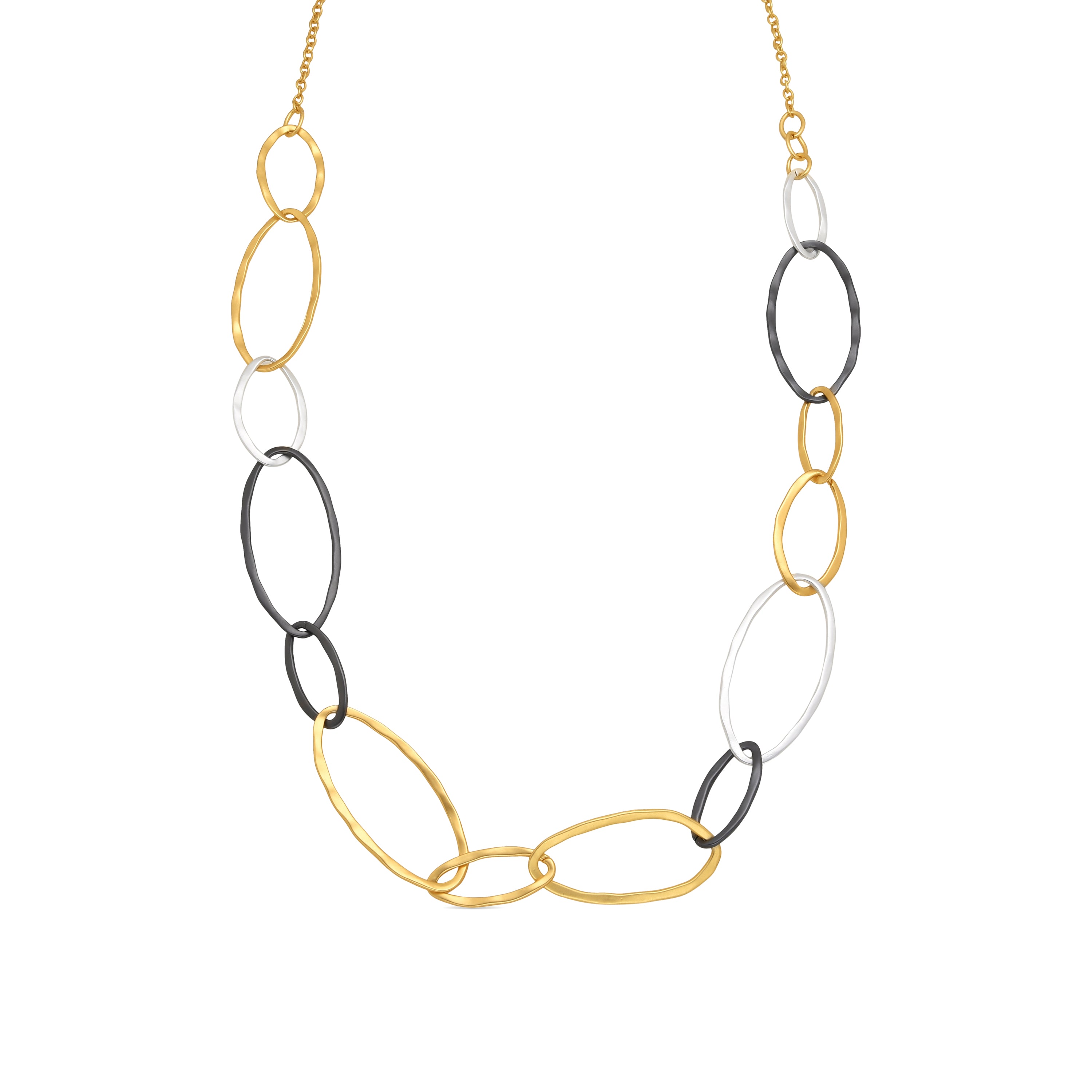 18k yellow gold finished collar - Lingi