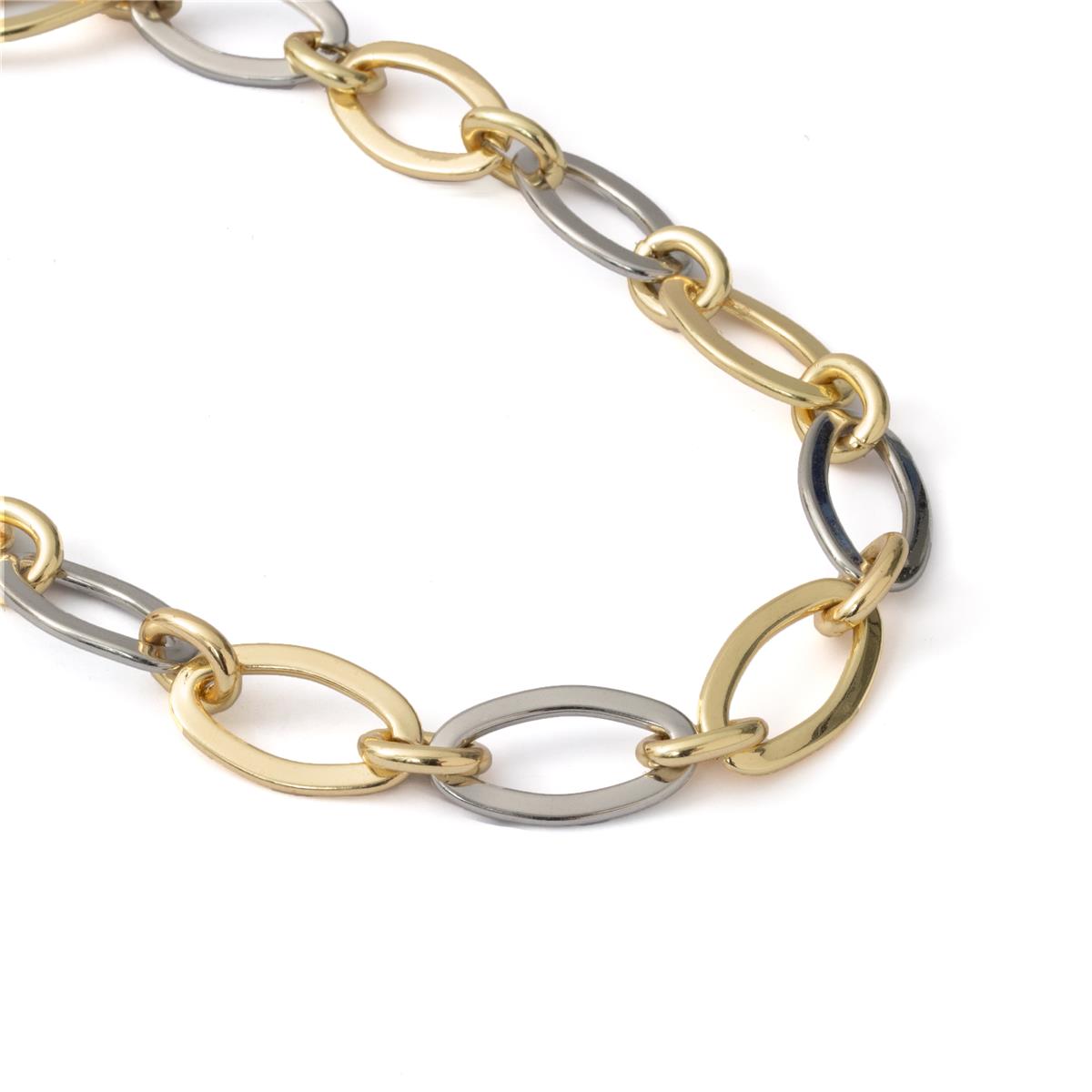Halskette mit 18k Gelbgold-Finish - Adelky