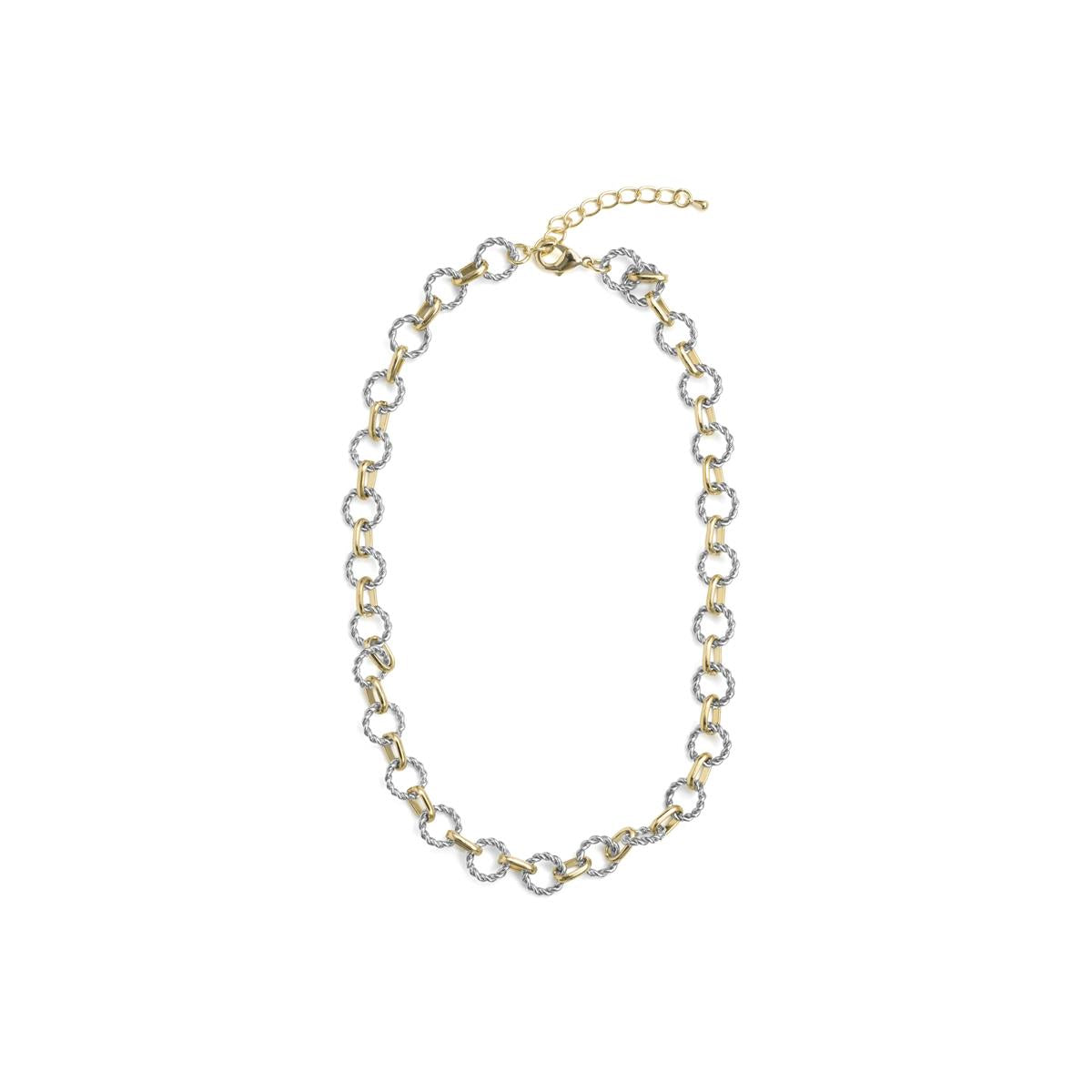 Colar acabado em ouro amarelo de 18k - Liona