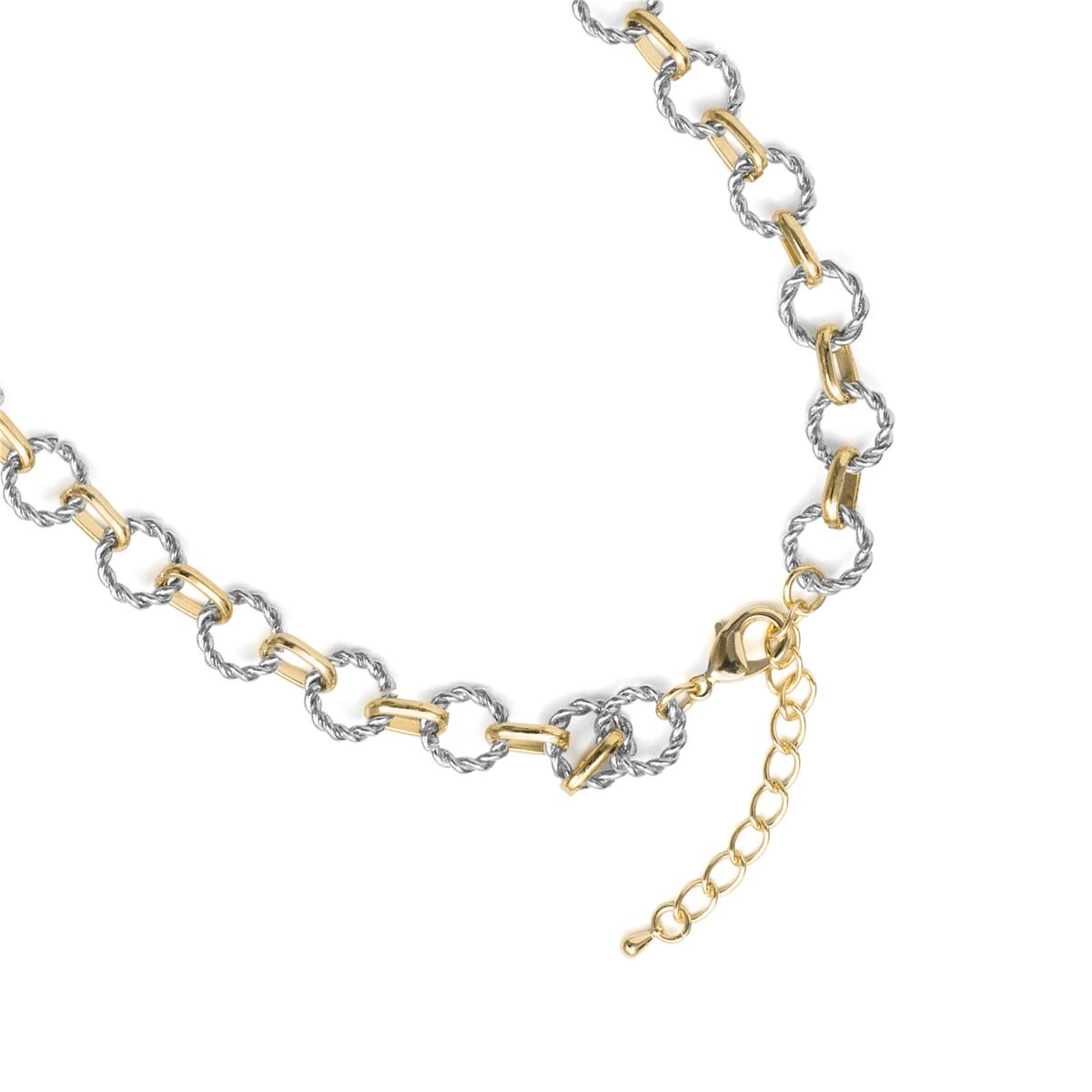 Colar acabado em ouro amarelo de 18k - Liona