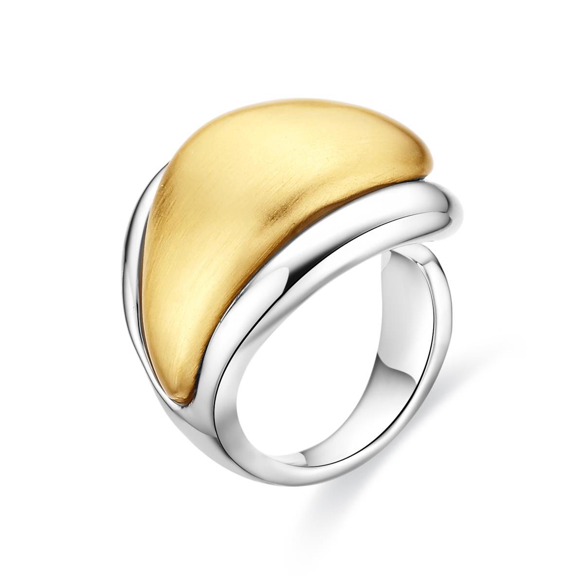 Anillo acabado en oro amarillo de 18k - Ocheck