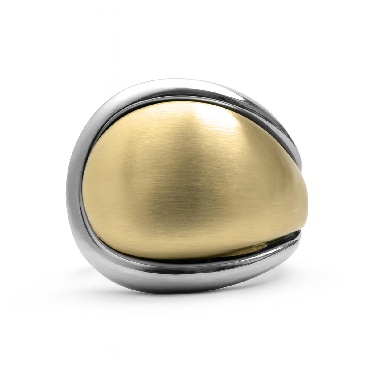 Anillo acabado en oro amarillo de 18k - Ocheck