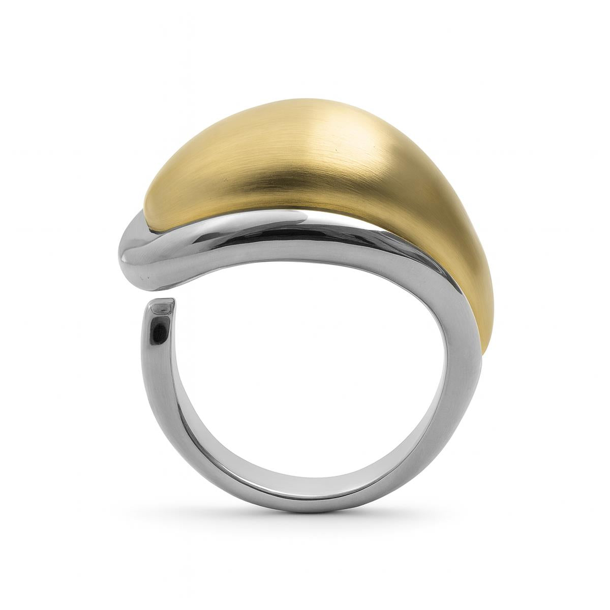 Anillo acabado en oro amarillo de 18k - Ocheck