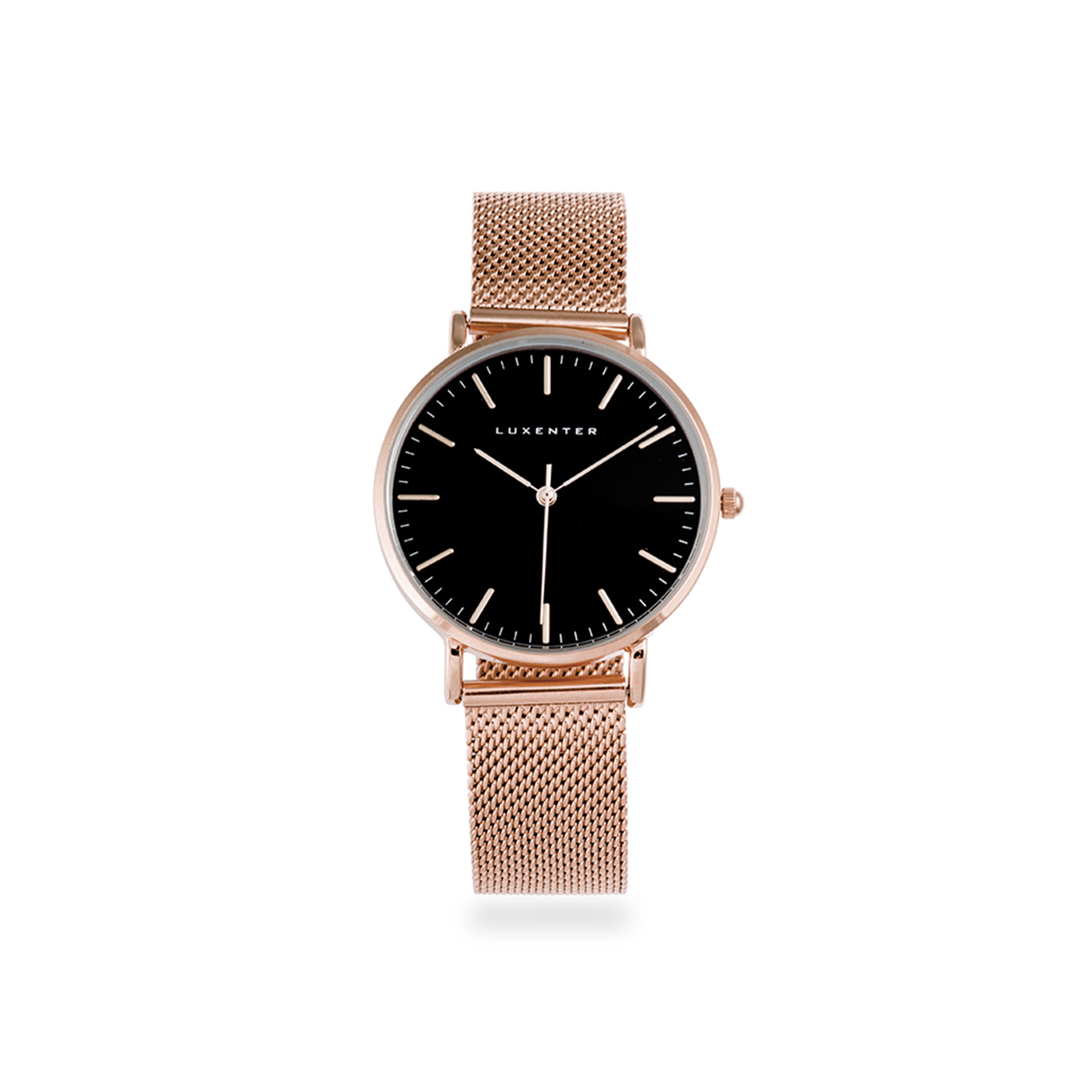 18K rose gold finished watch - Didia
