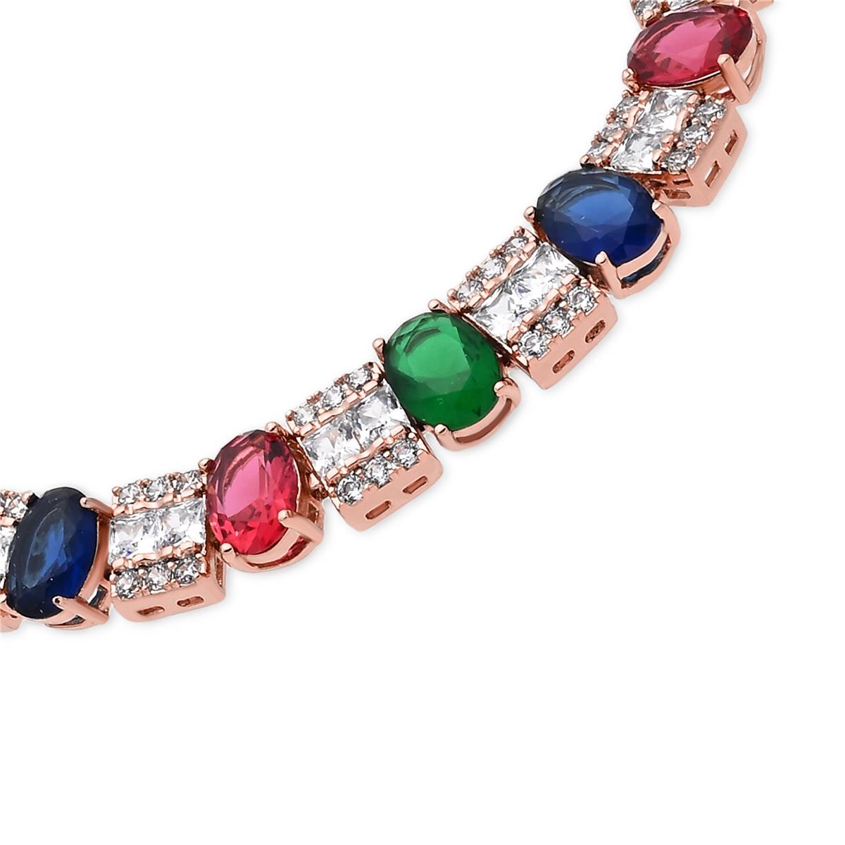 Pulsera Sauki acabado oro rosa 18k - Sauki