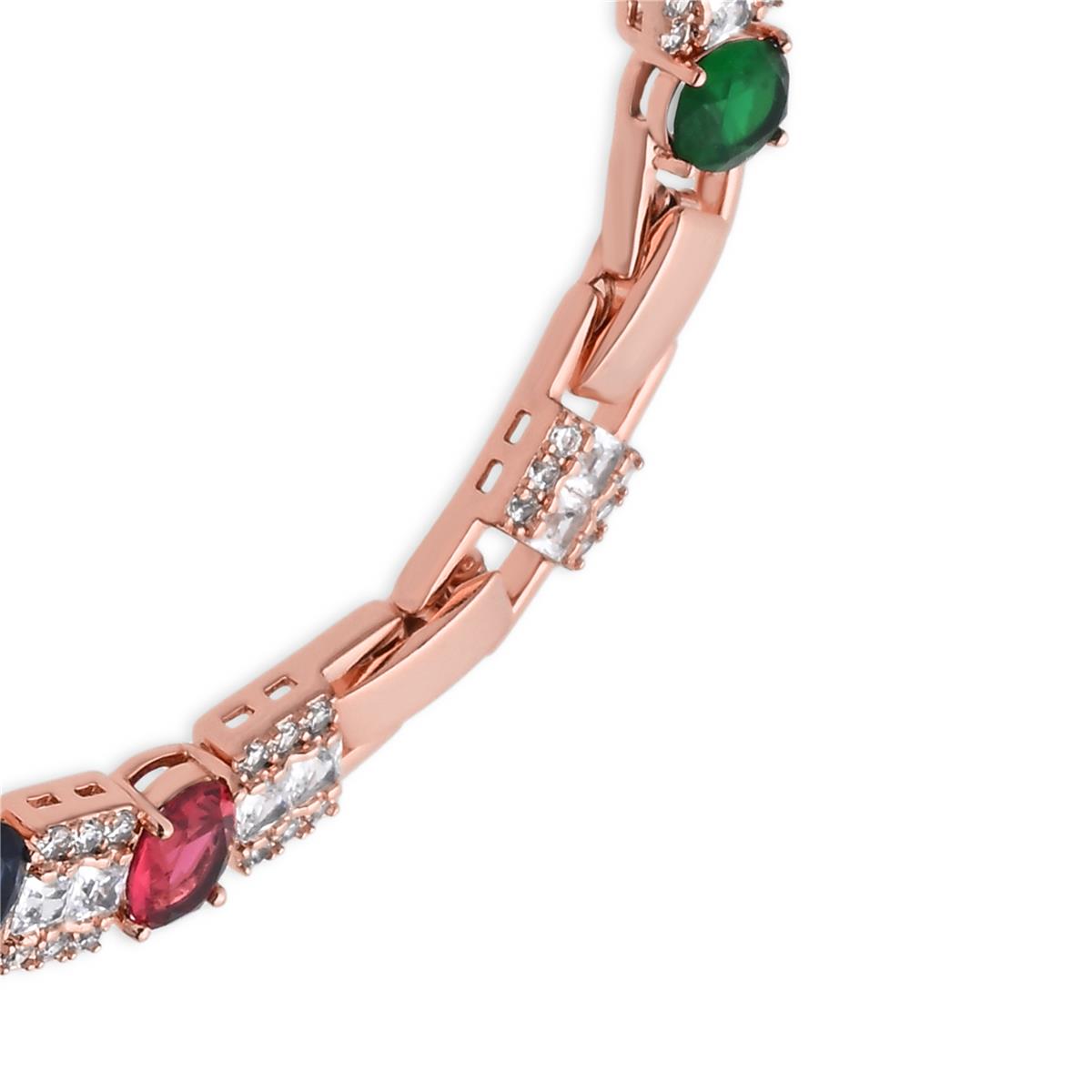 Pulsera Sauki acabado oro rosa 18k - Sauki