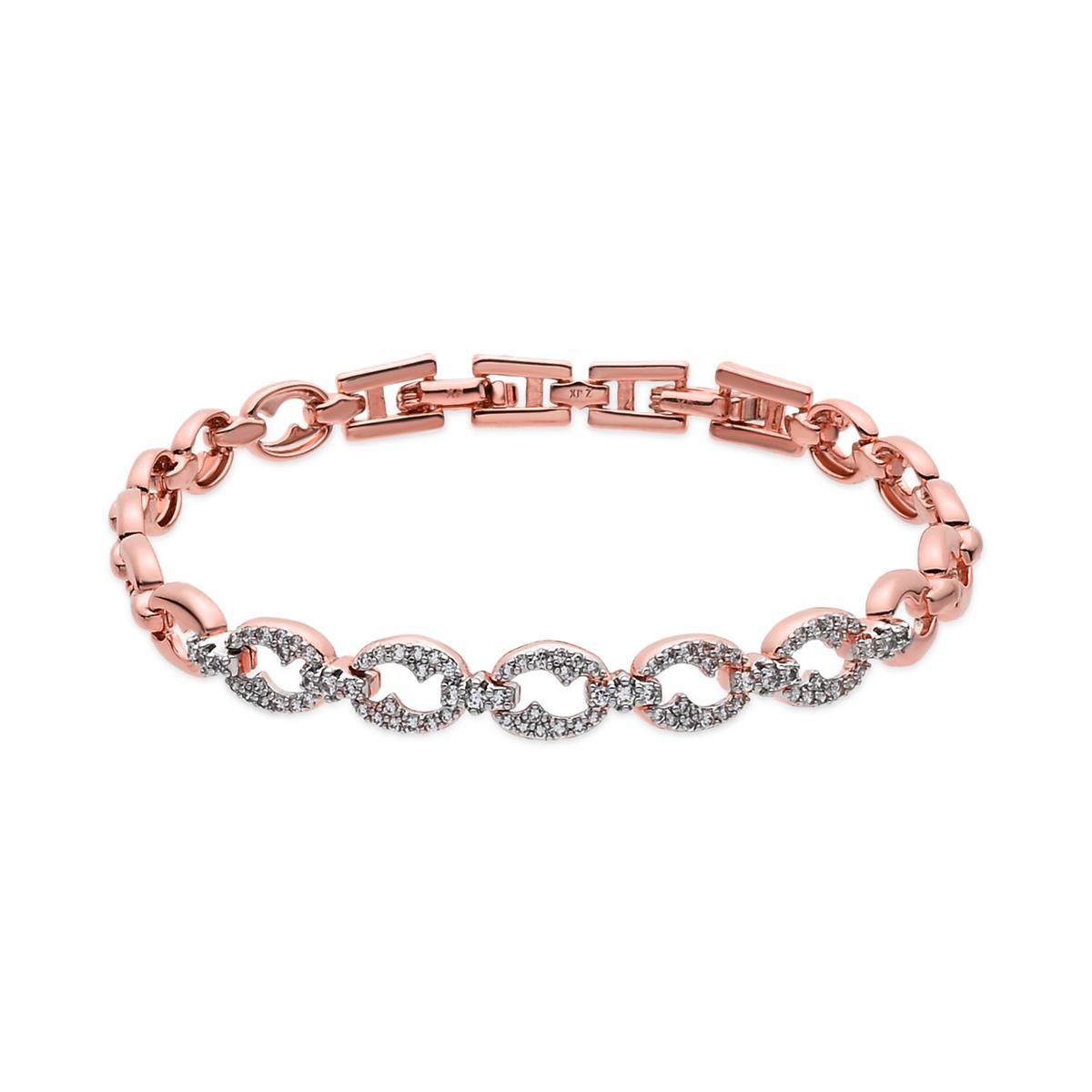 Armband Saneal mit 18k Roségold-Finish - Saneal