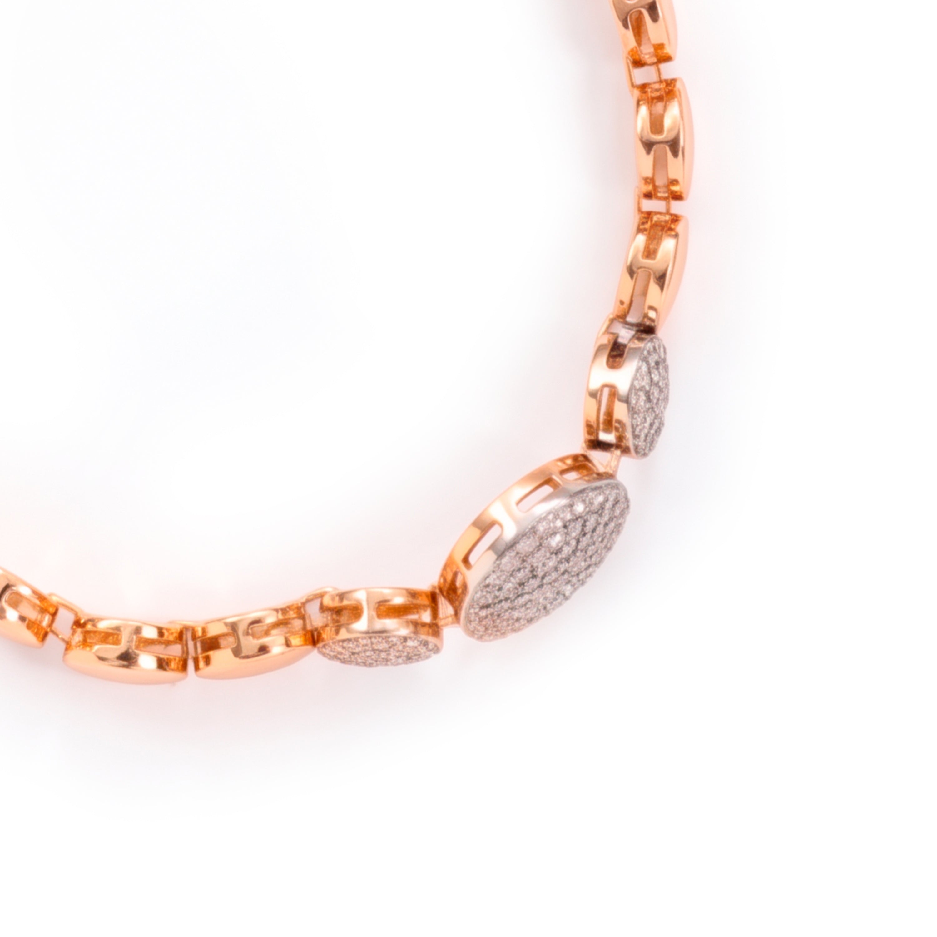 Bracciale Rajvi finitura oro rosa 18k - Rajvi BIANCO