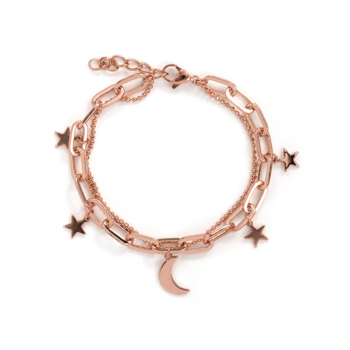 Pulsera acabado en oro rosa de 18k - Darkle