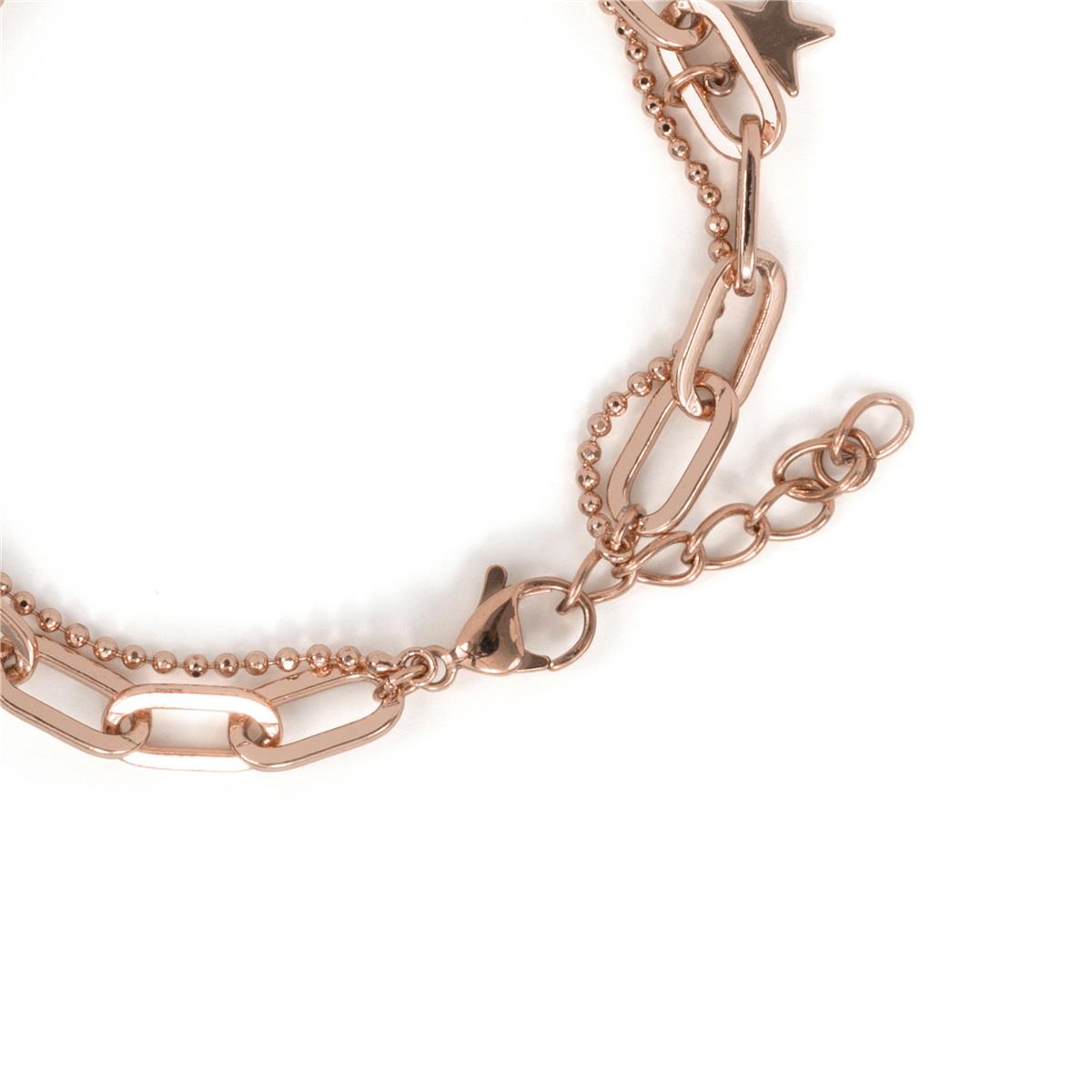 Pulsera acabado en oro rosa de 18k - Darkle