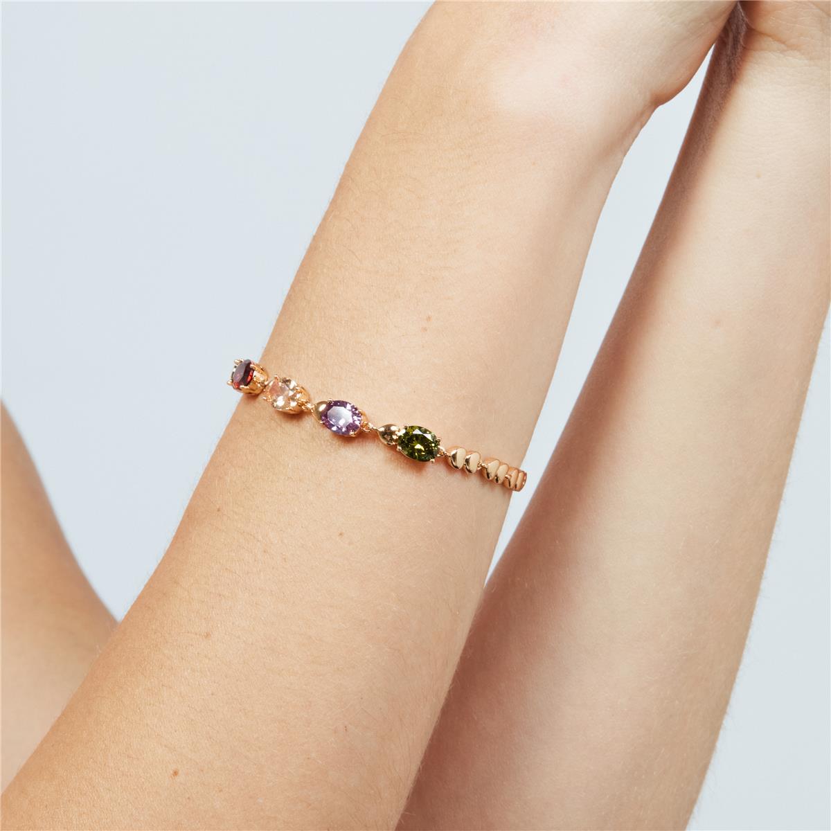 Ezaa Armband mit 18k Roségold-Finish - Ezaa