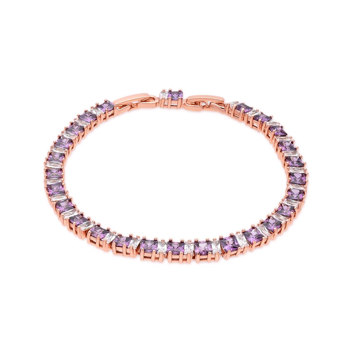 Pulseira Py acabamento em ouro rosa 18k - Py